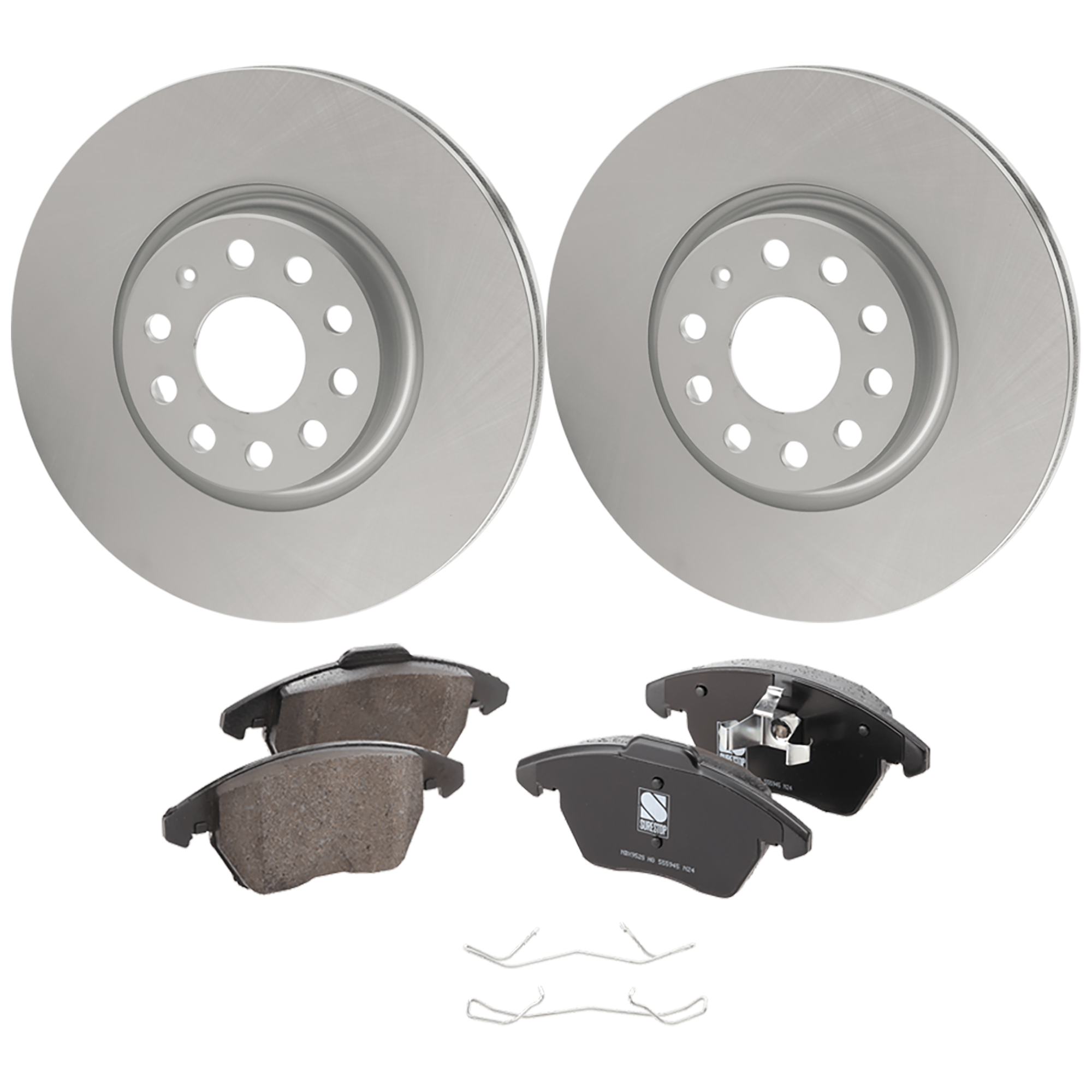 AM Brake Disc and Pad Kit SKU KIT 091625-11 OEM 1K0615301AA PFM 1609987980-425