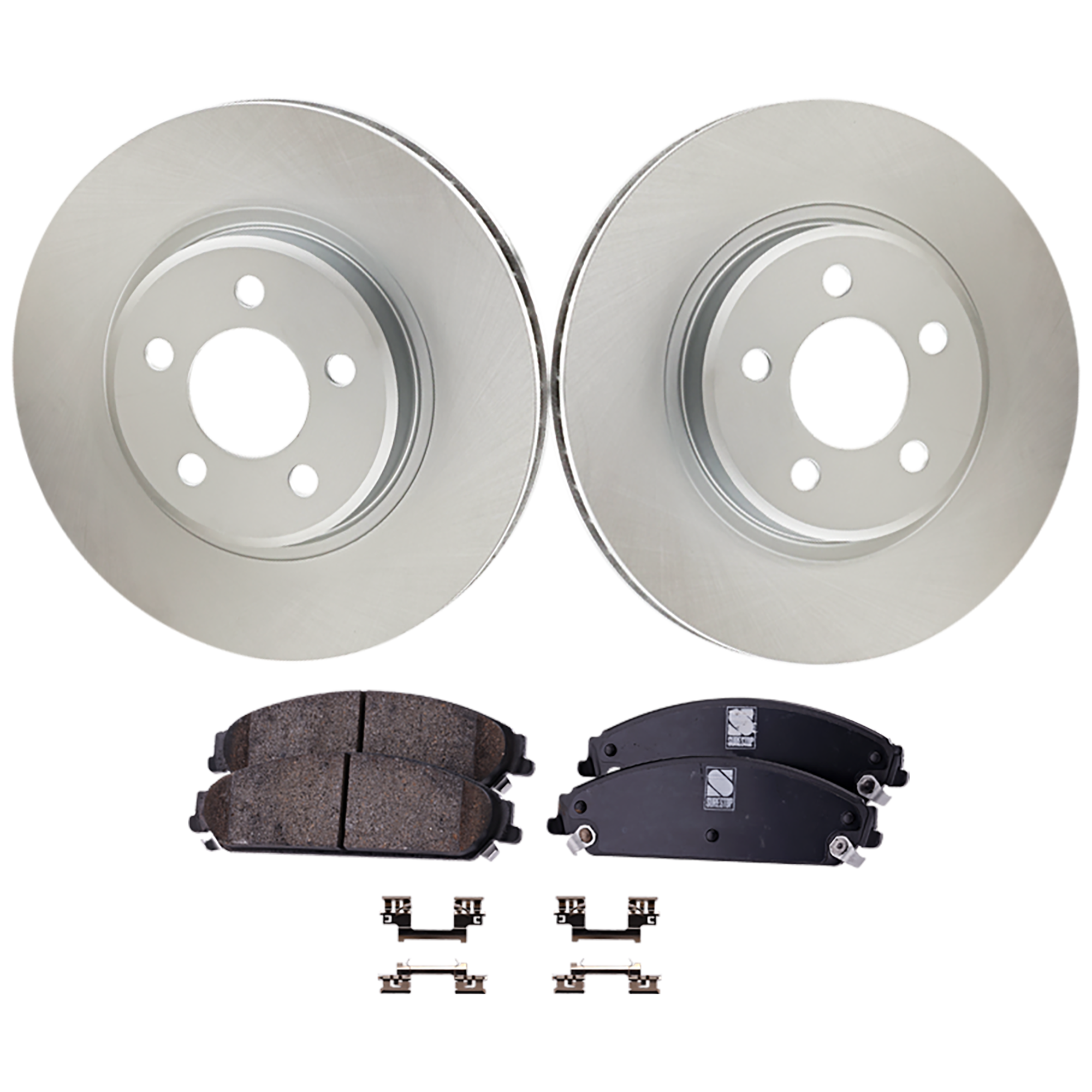 AM CHRYSLER 300-05-16 CHARGER 06-20 FRONT BRAKE DISC AND PAD KIT 2 Wheel Set SKU KIT 091625-137 OEM 4779196AD PFM 5137666AA 514255