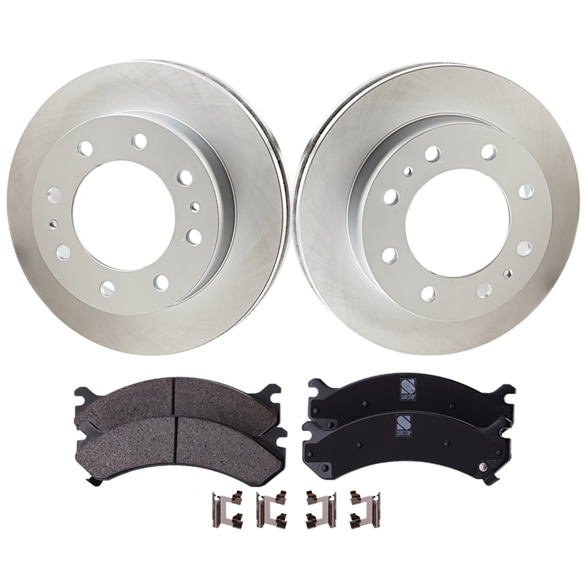 AM Brake Disc and Pad Kit SKU KIT 091625-138 OEM 18060654 PFM 18026219-18042334