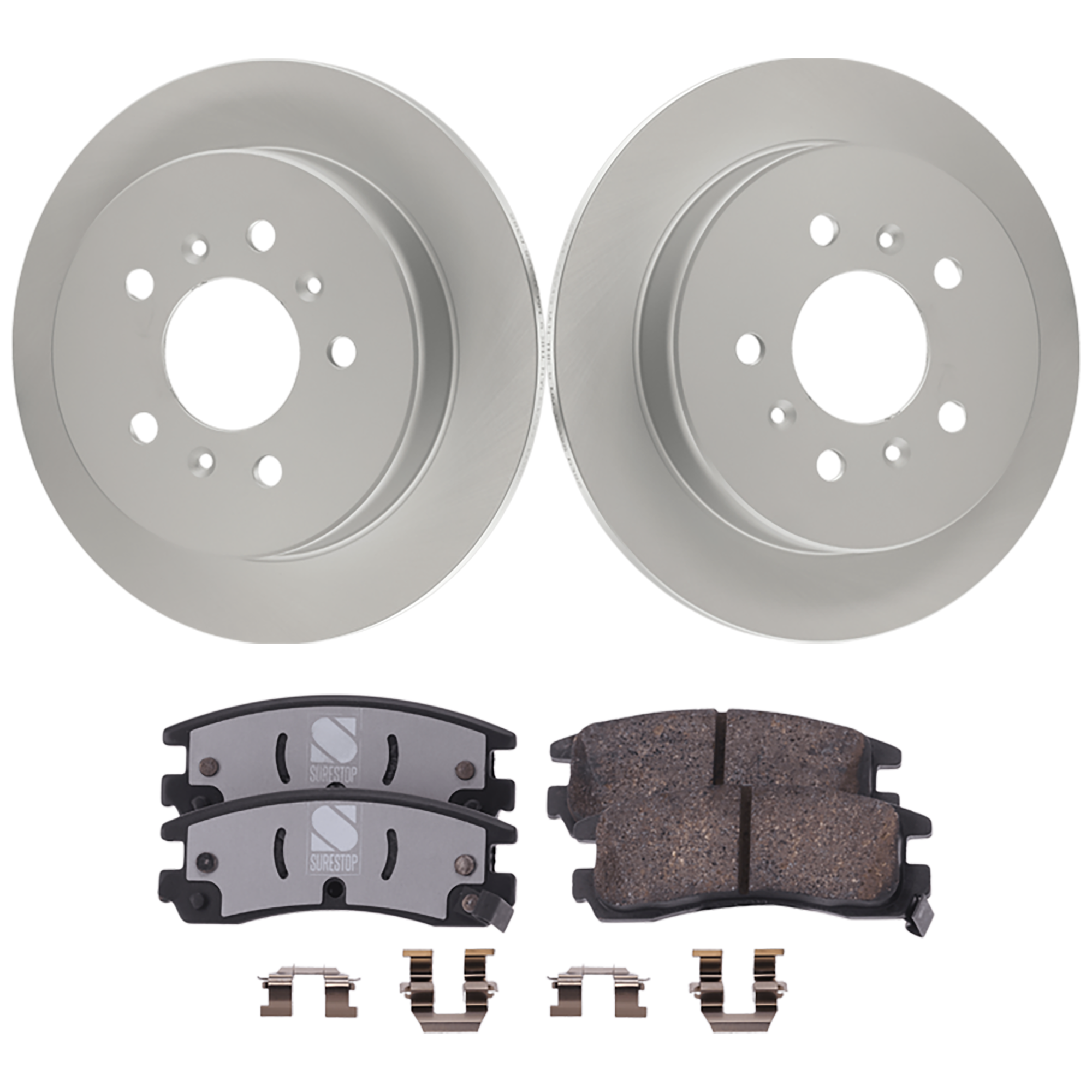 AM Brake Disc and Pad Kit SKU KIT 091625-146 OEM 25956847 PFM 18023377-18029844