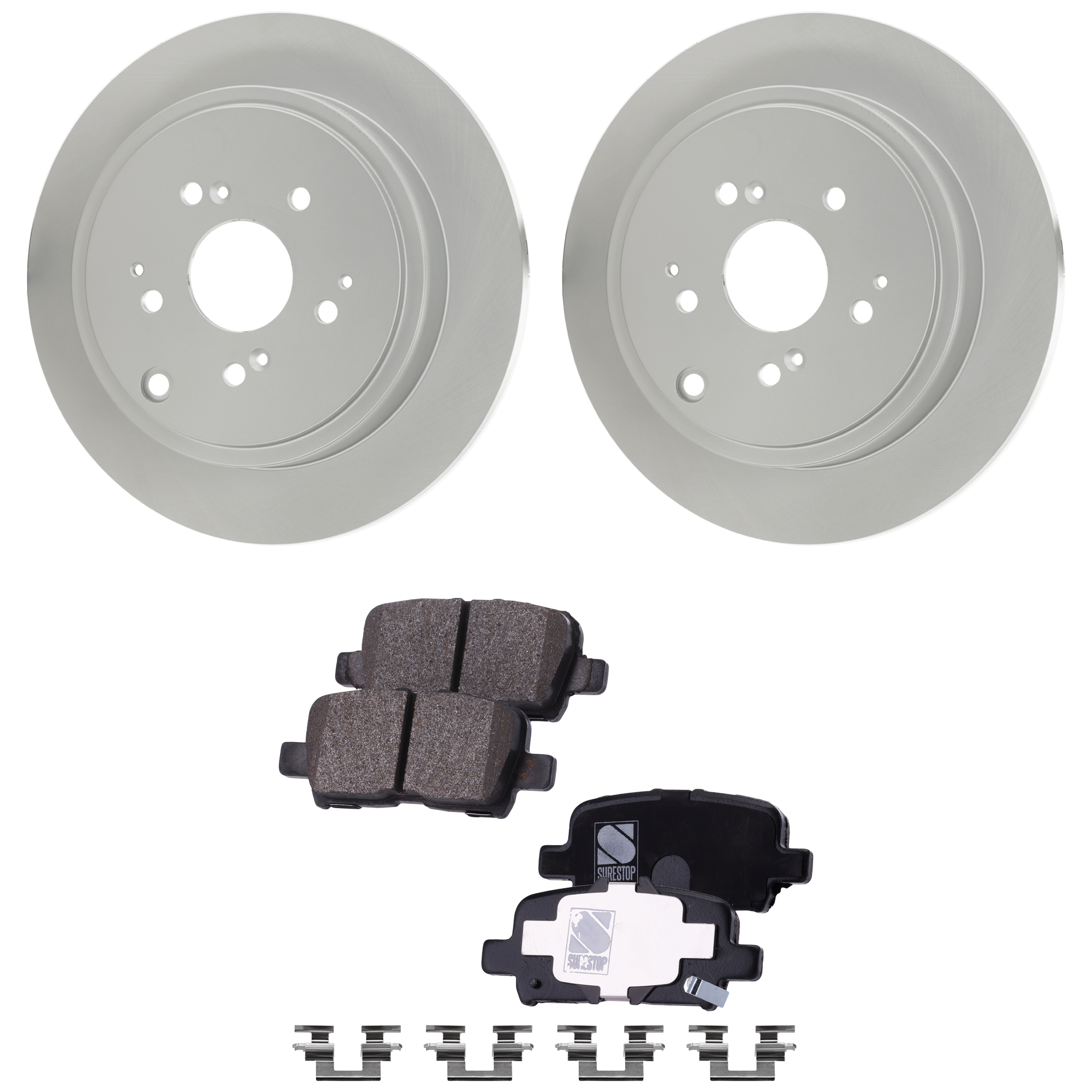 AM Brake Disc and Pad Kit SKU KIT 091625-150 OEM 42510S3VA01 PFM 43022S0XA00-43