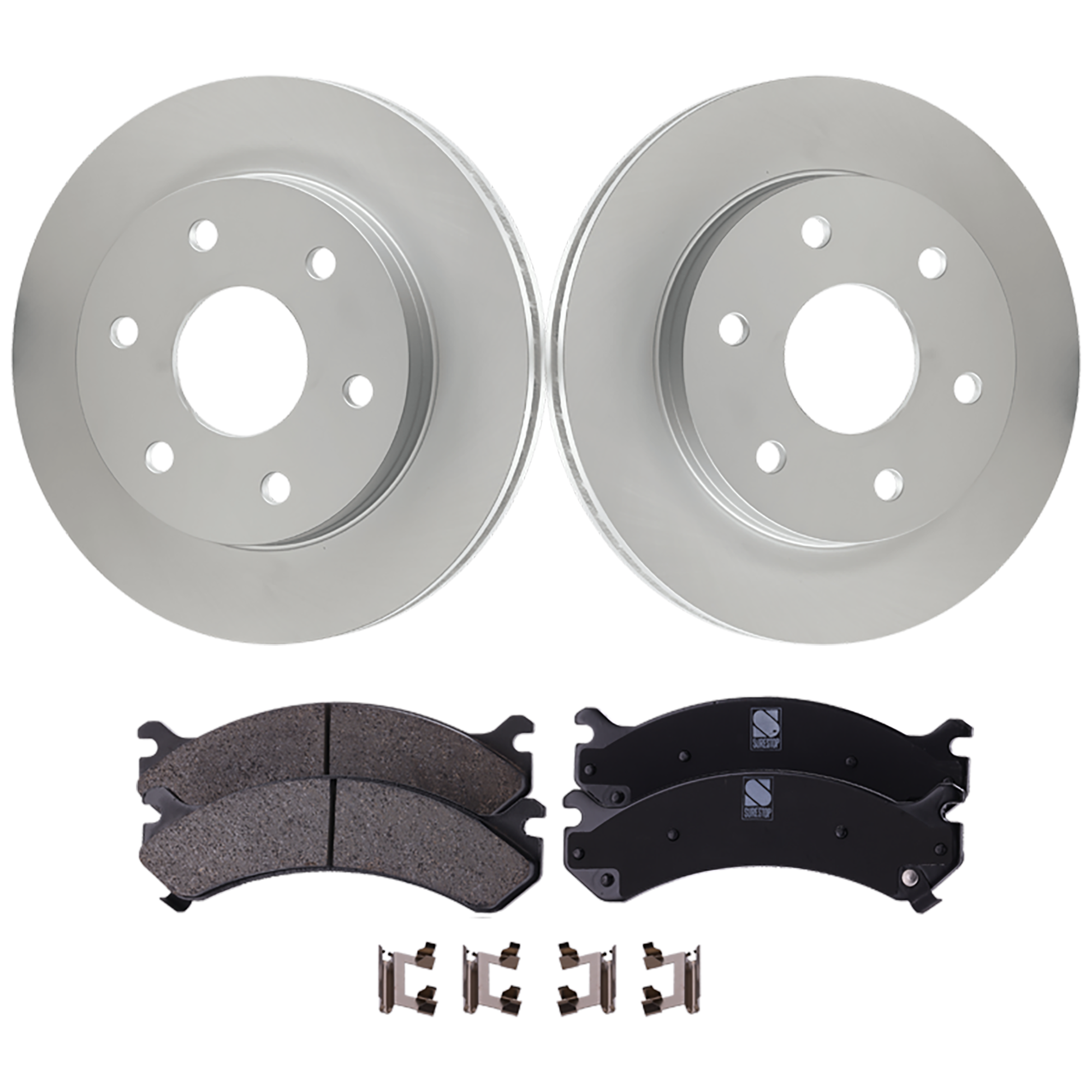 AM Brake Disc and Pad Kit SKU KIT 091625-156 OEM 18060214 PFM 18026219-18042334
