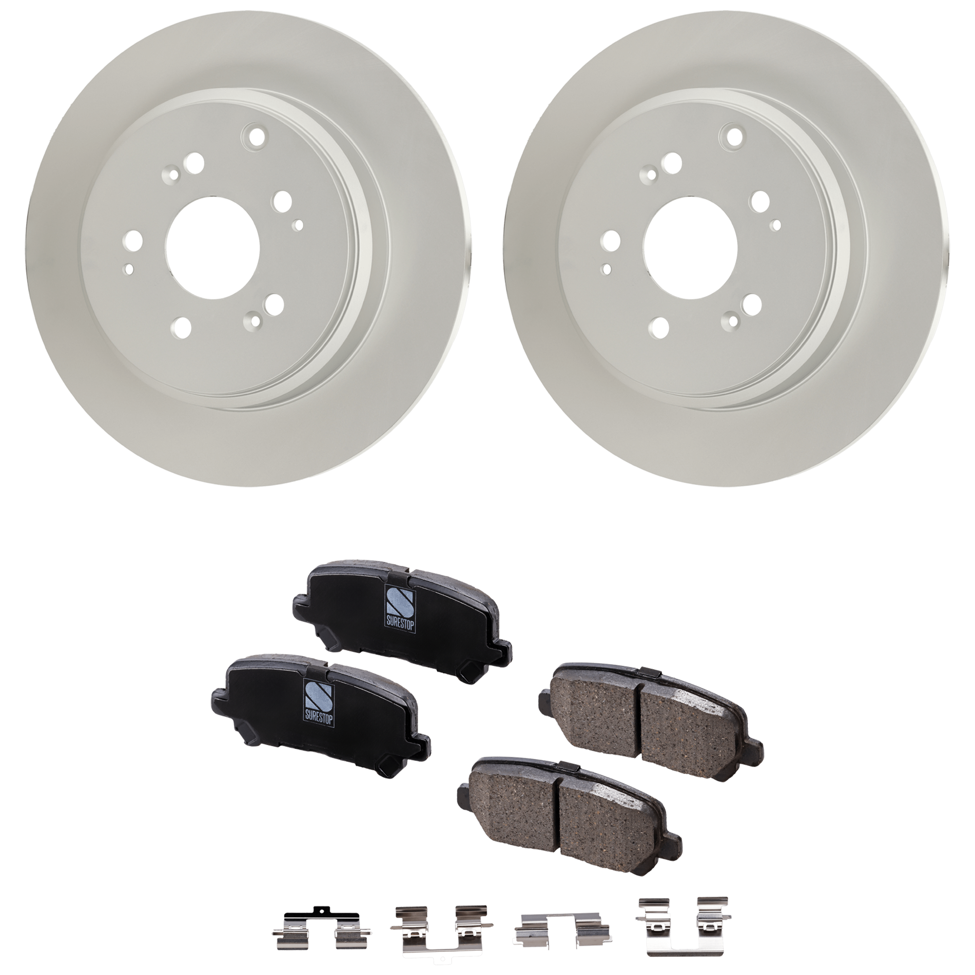 AM Brake Disc and Pad Kit SKU KIT 091625-158 OEM 42510SZAA00 PFM 43022STXA00-43