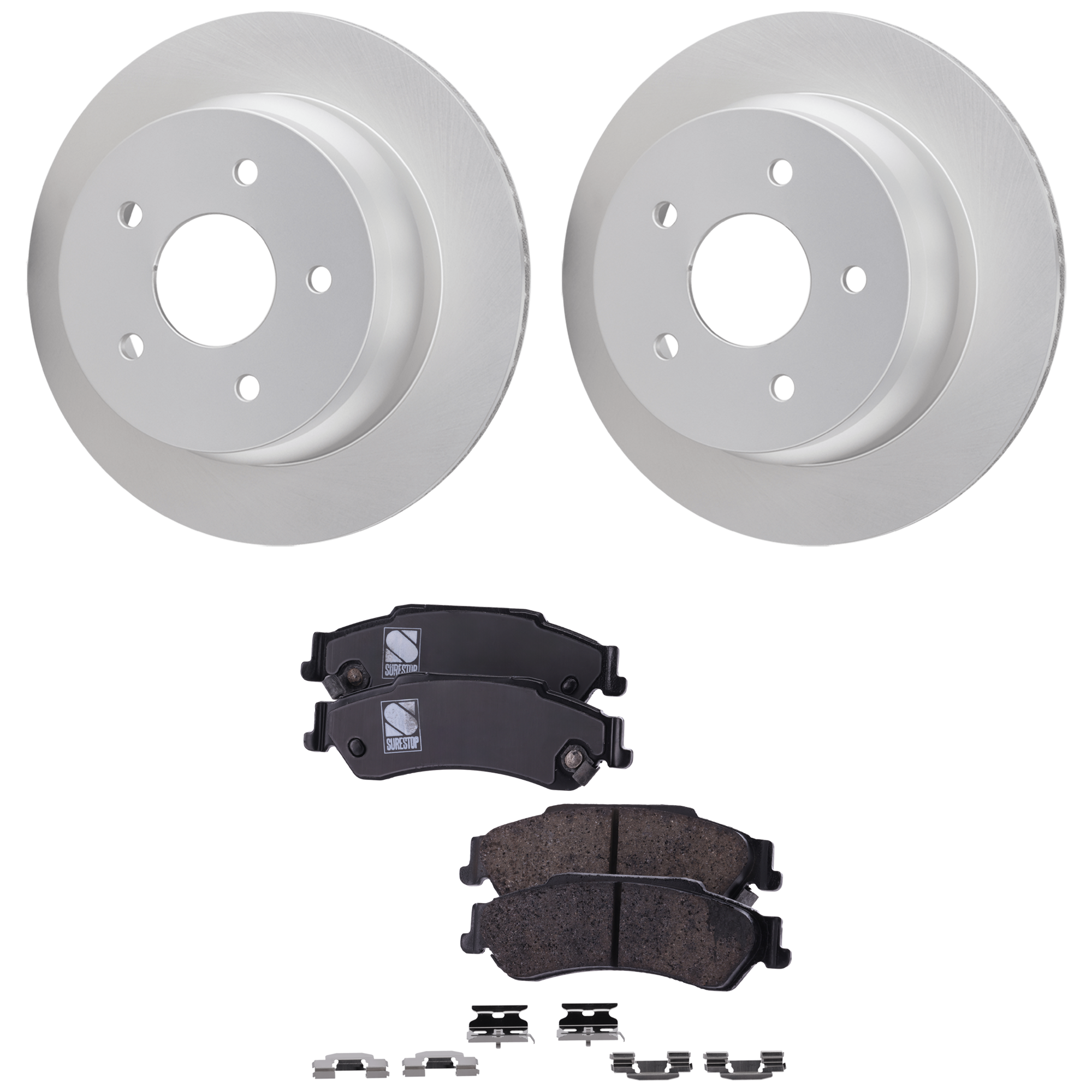 AM Brake Disc and Pad Kit SKU KIT 091625-163 OEM 15704667 PFM 18025475-18026156
