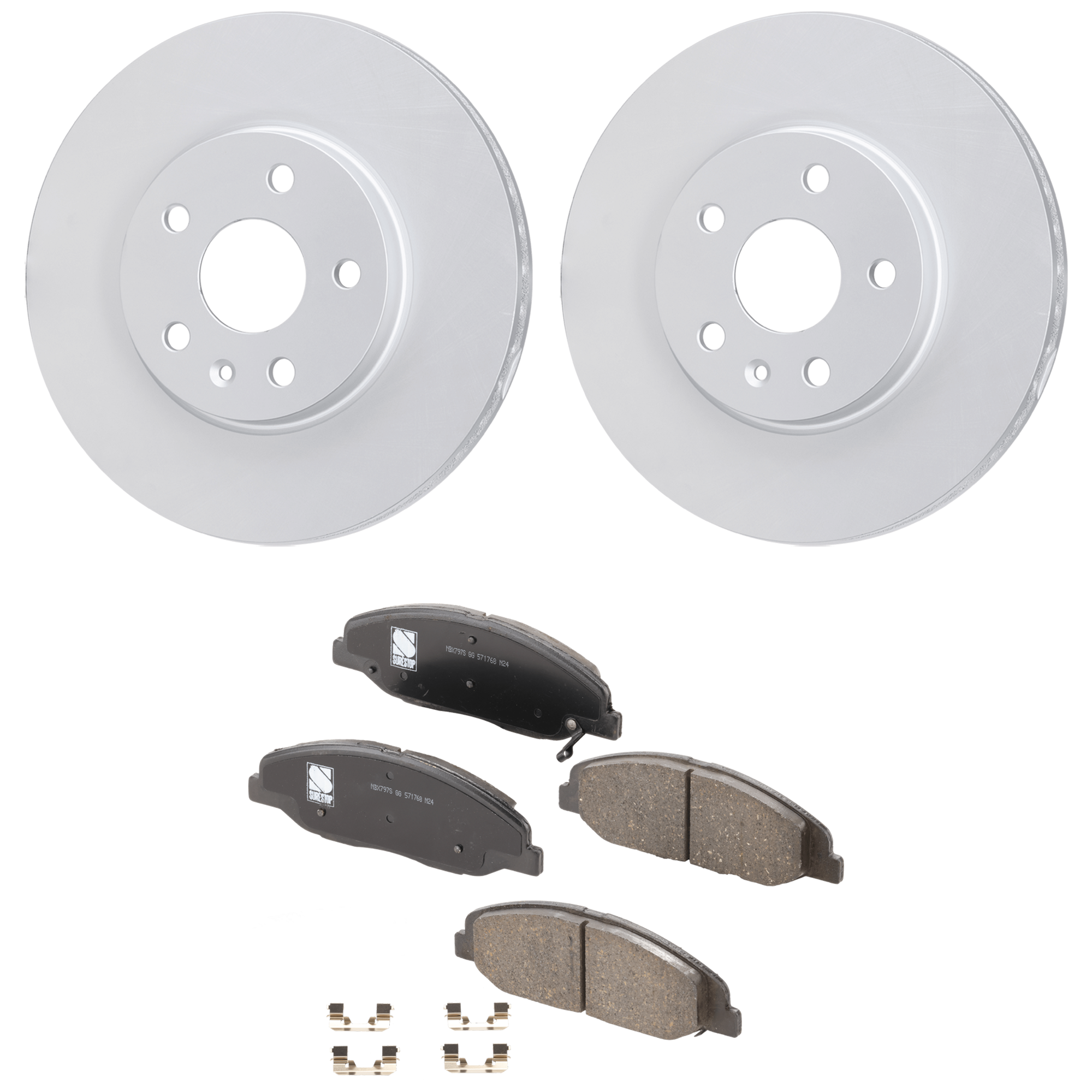 AM Brake Disc and Pad Kit SKU KIT 091625-167 OEM 20808620 PFM 22825195-25814699
