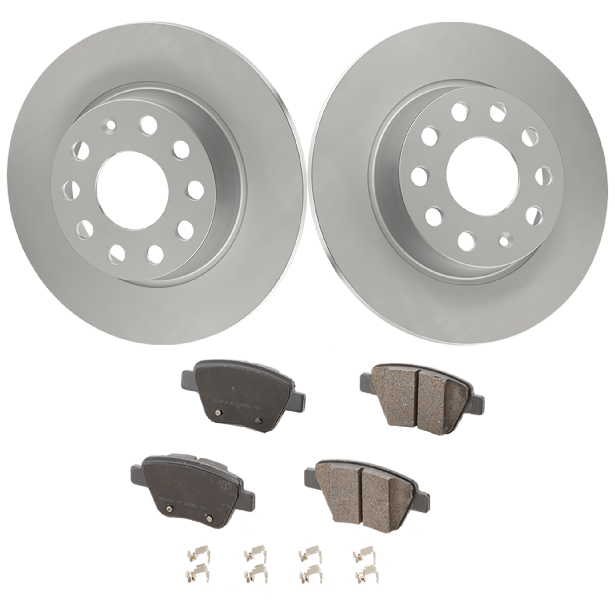 AM Brake Disc and Pad Kit SKU KIT 091625-235 OEM 1K0615601AA PFM 2K5698451-5K06