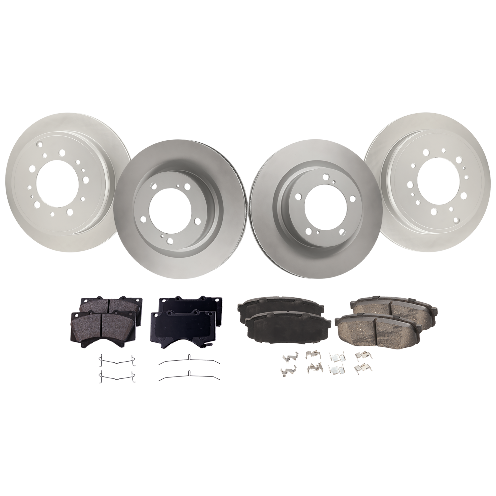 AM Brake Disc and Pad Kit SKU KIT 091625-252 OEM 435120C020 PFM 424310C010 PFM