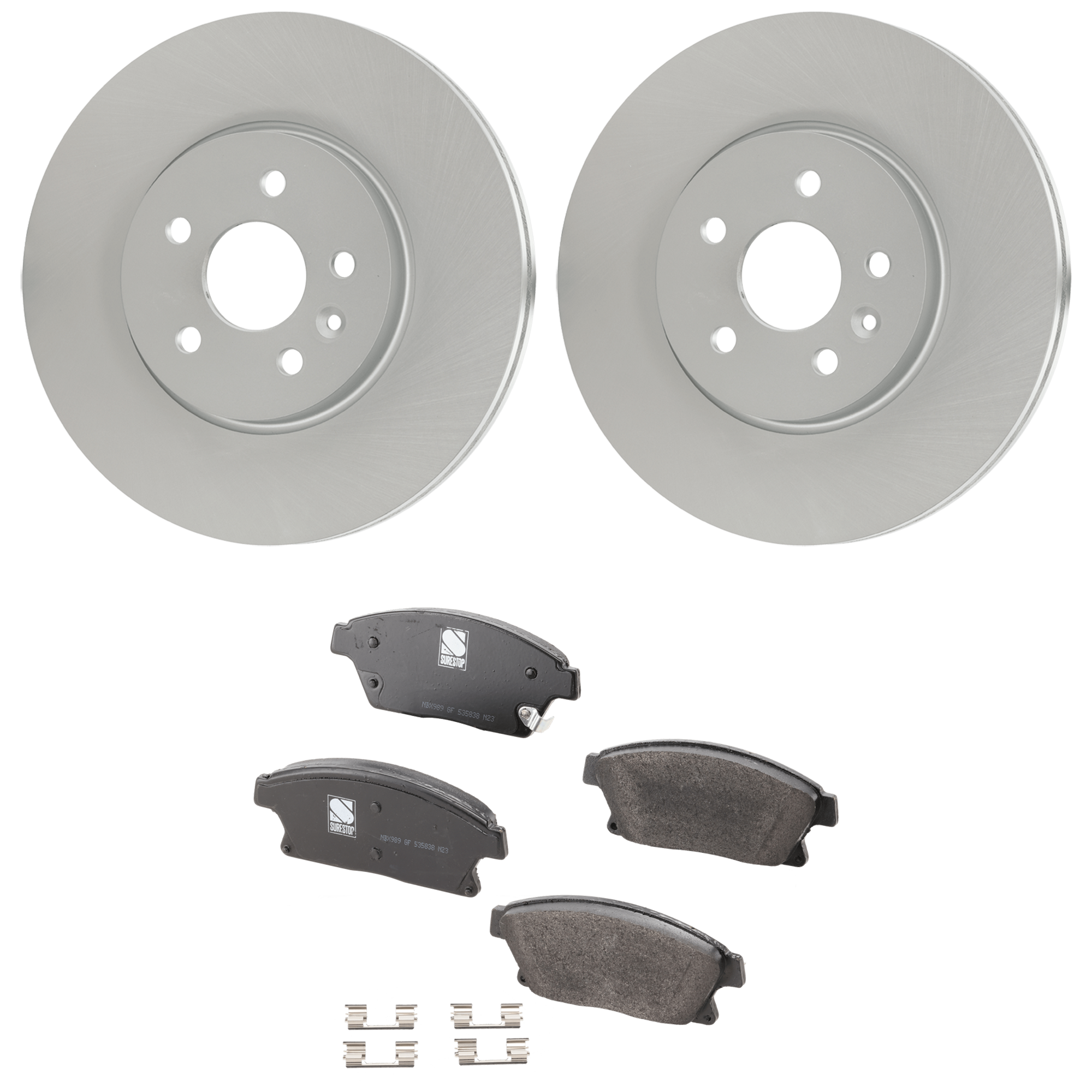 AM Brake Disc and Pad Kit SKU KIT 091625-25 OEM 13502064 PFM 13301234-13412809