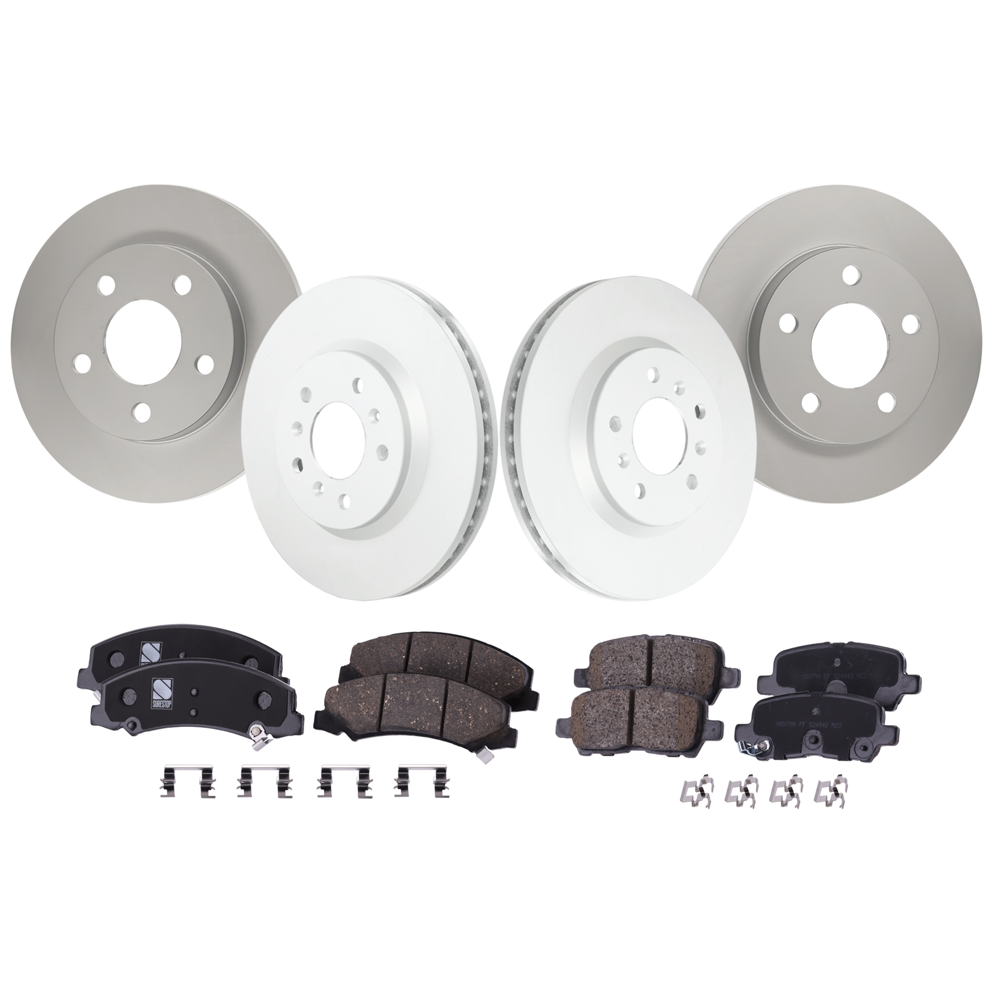 AM Brake Disc and Pad Kit SKU KIT 091625-263 OEM 15251335 PFM 18048699 PFM 1527