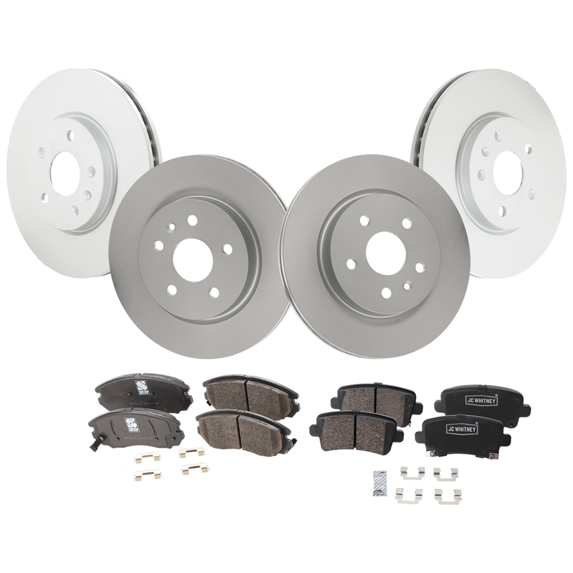 AM Brake Disc and Pad Kit SKU KIT 091625-278 OEM 569062 PFM 13501320 PFM 132344