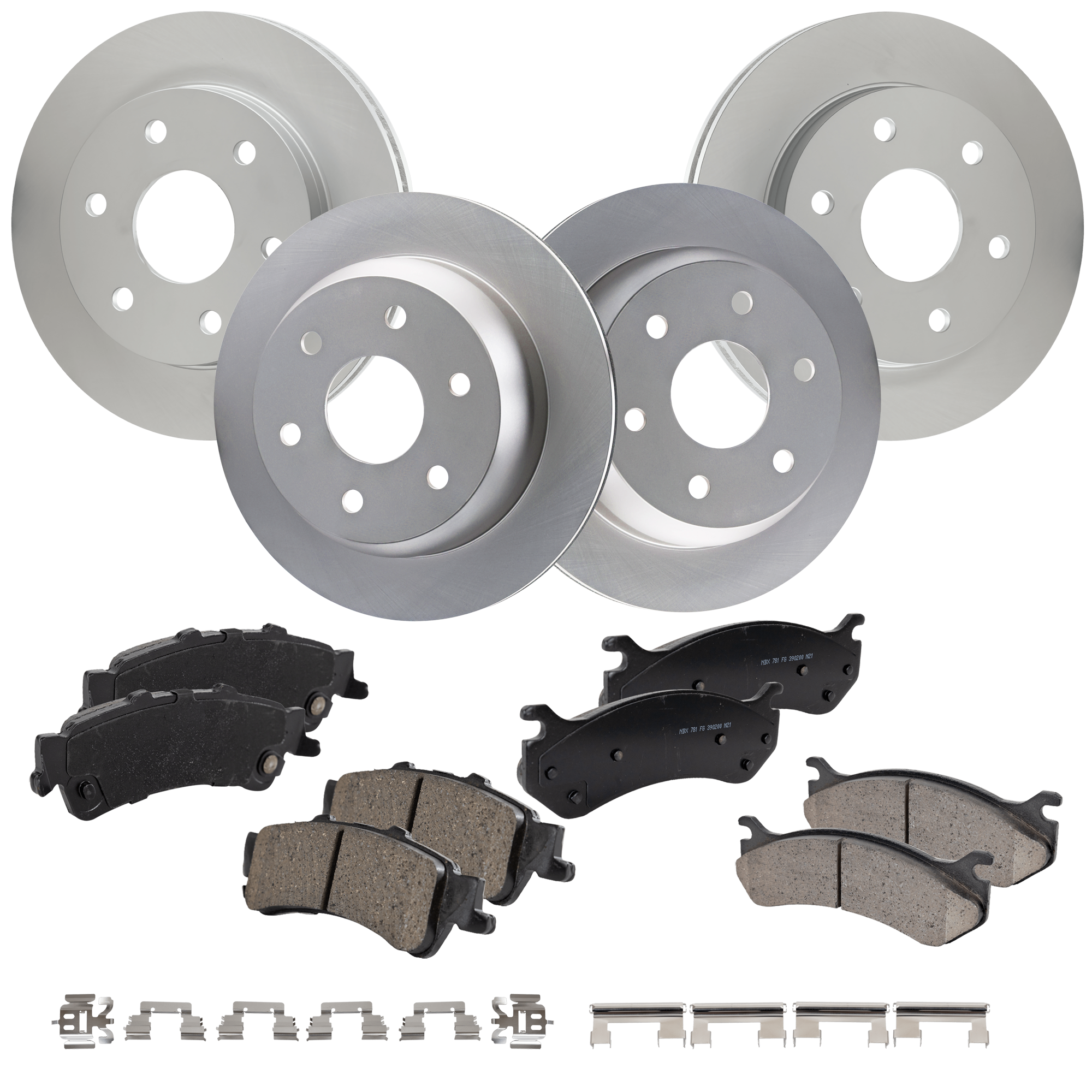AM Brake Disc and Pad Kit SKU KIT 091625-296 OEM 15712800 PFM 18060214 PFM 1588