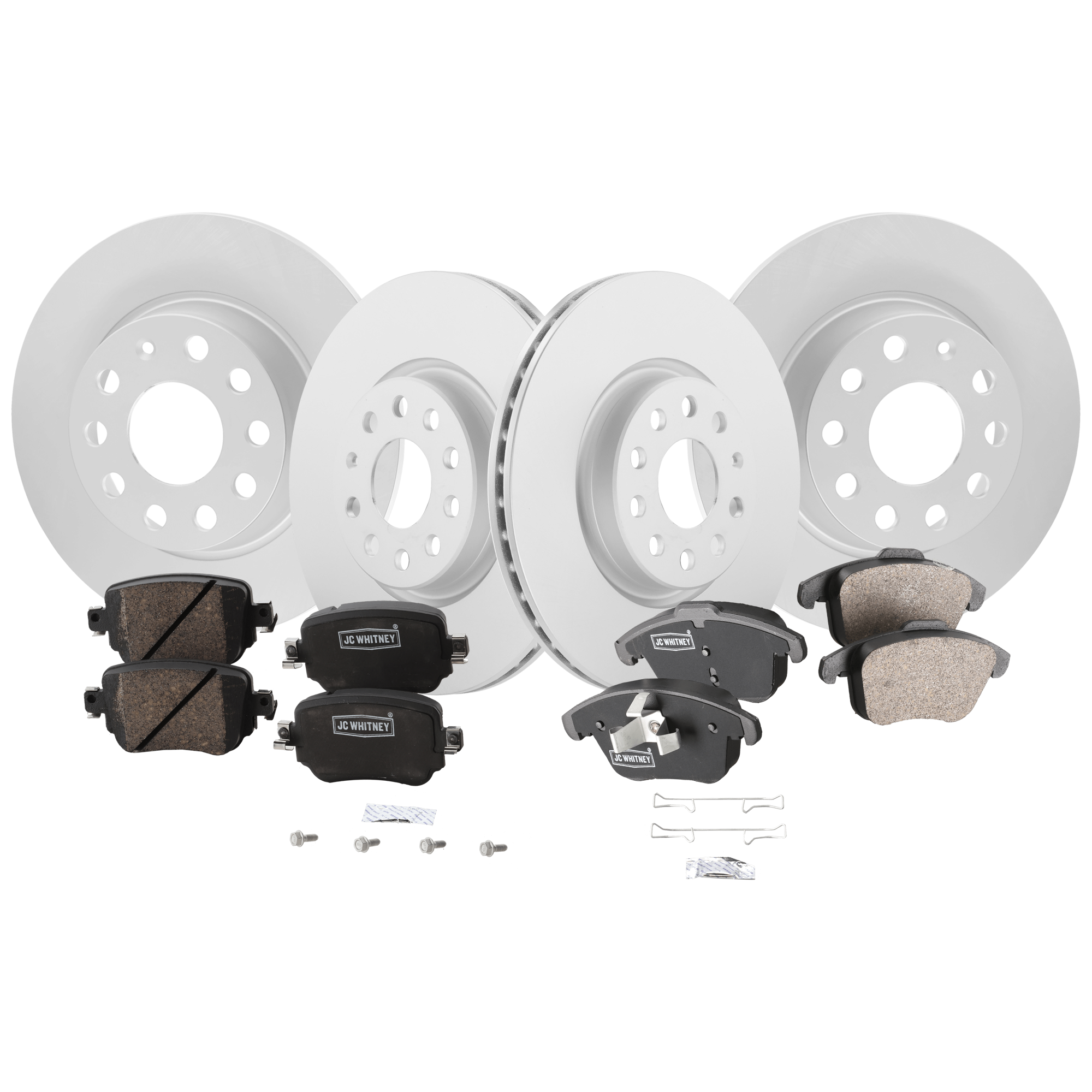 AM Brake Disc and Pad Kit SKU KIT 091625-308 OEM 1K0615301AA PFM 1K0615601AA PF