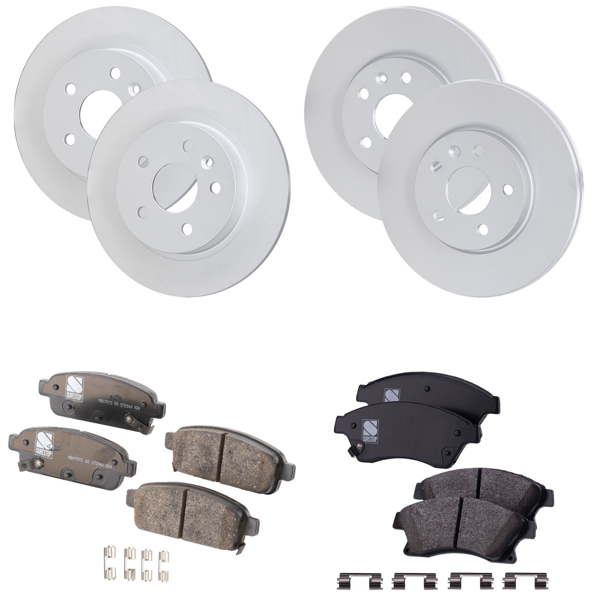 AM Brake Disc and Pad Kit SKU KIT 091625-316 OEM 13502045 PFM 13502135 PFM 1330