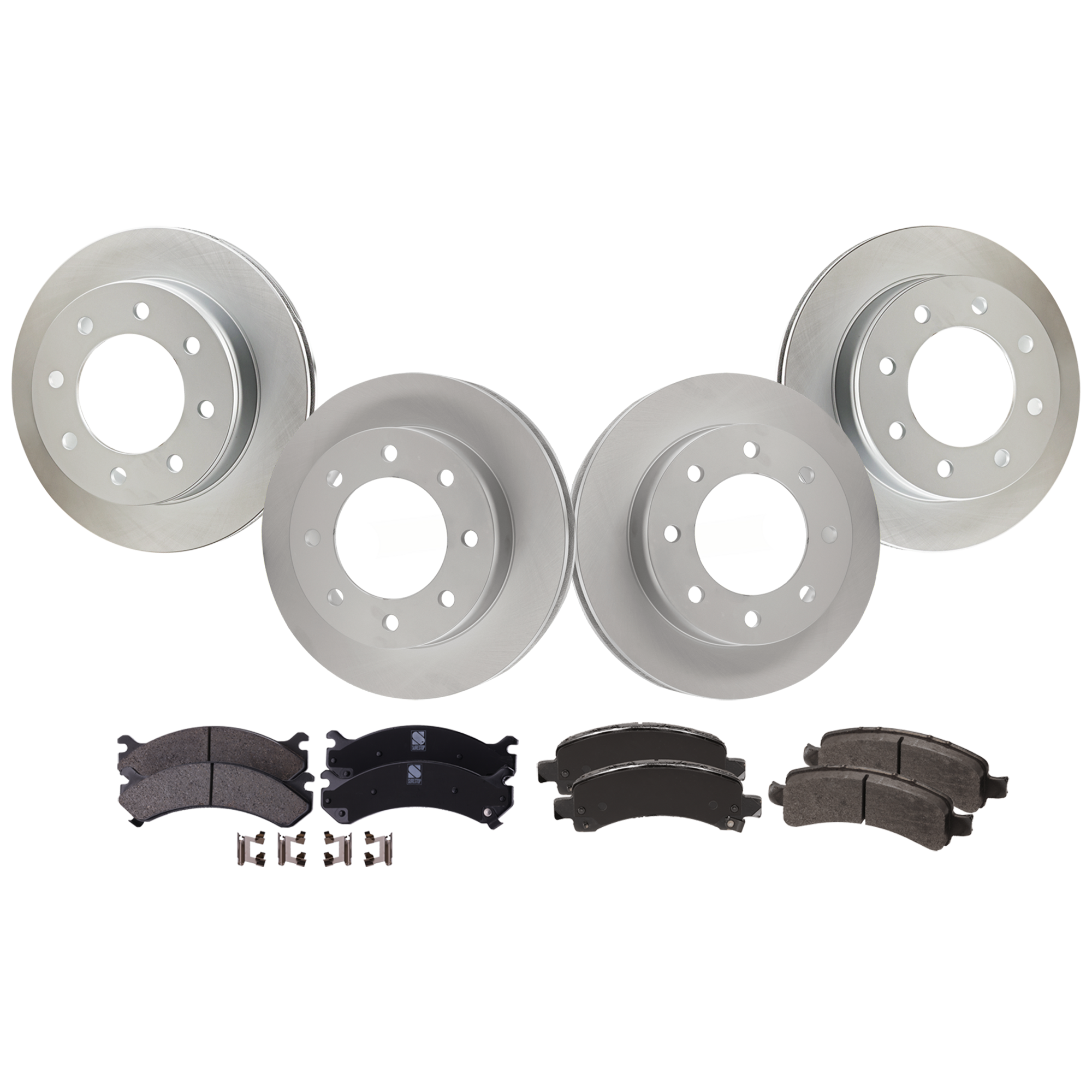 AM Brake Disc and Pad Kit SKU KIT 091625-325 OEM 18060654 PFM 15712801 PFM 1802