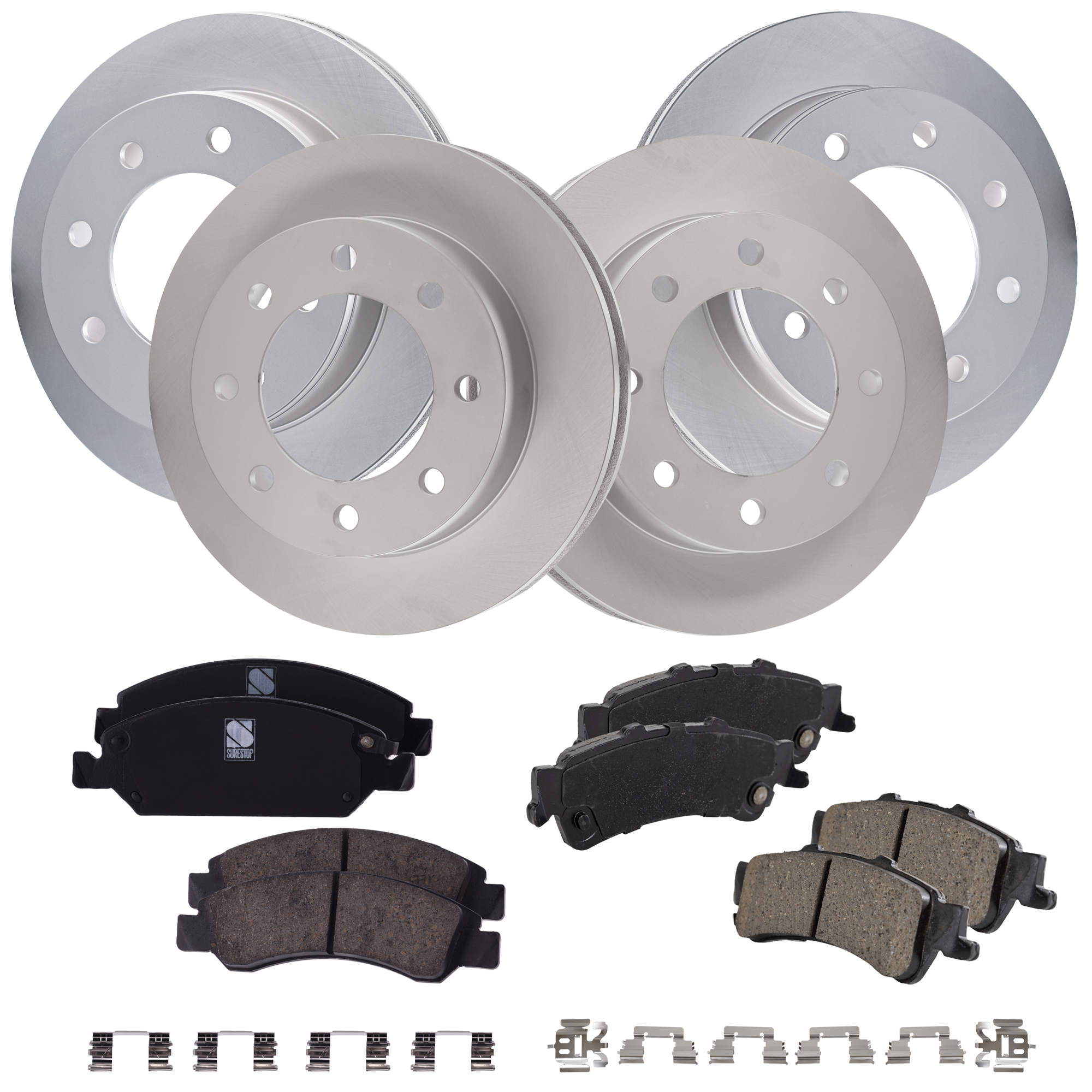 AM Brake Disc and Pad Kit SKU KIT 091625-326 OEM 18060654 PFM 15712801 PFM 1925