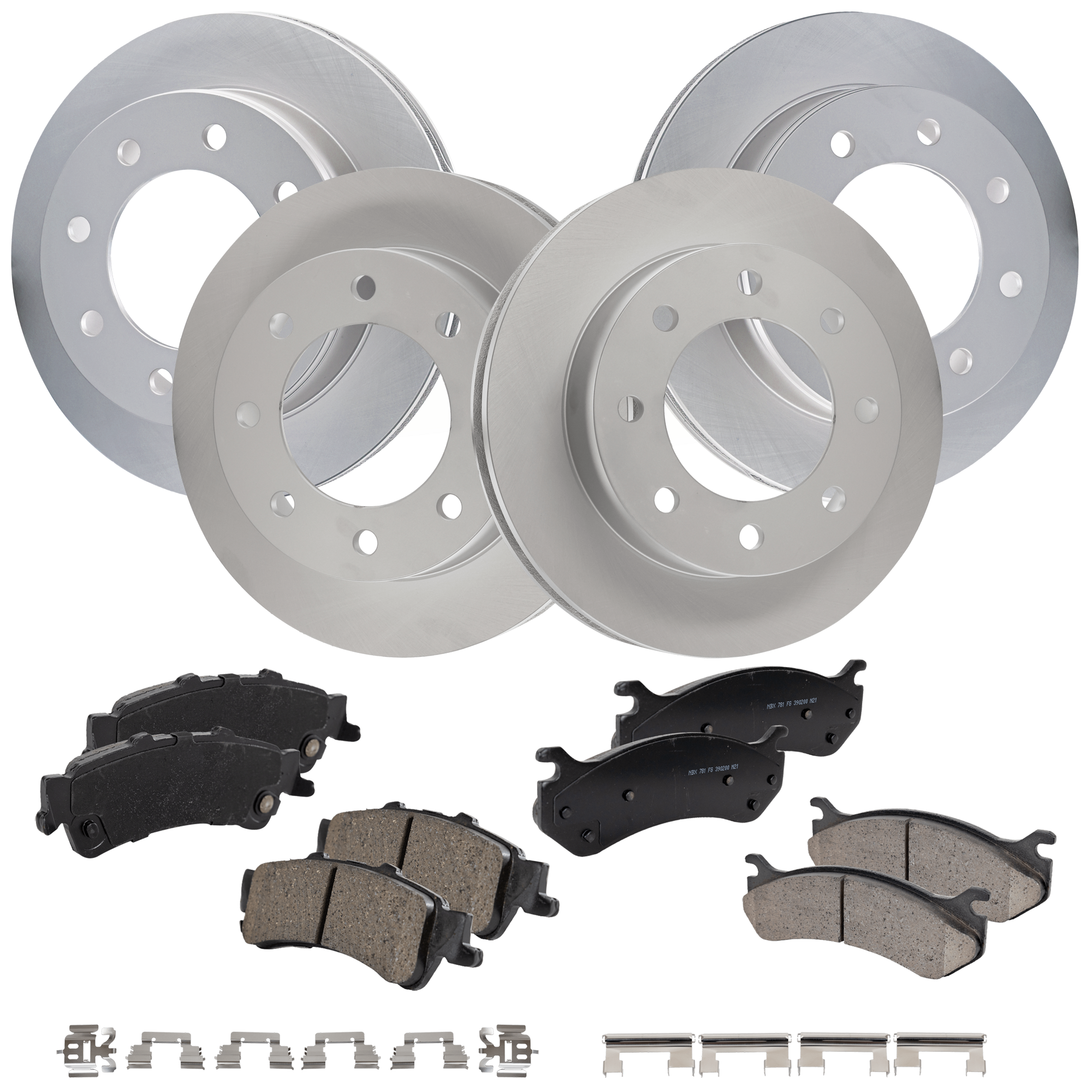 AM Brake Disc and Pad Kit SKU KIT 091625-327 OEM 18060654 PFM 15712801 PFM 1588