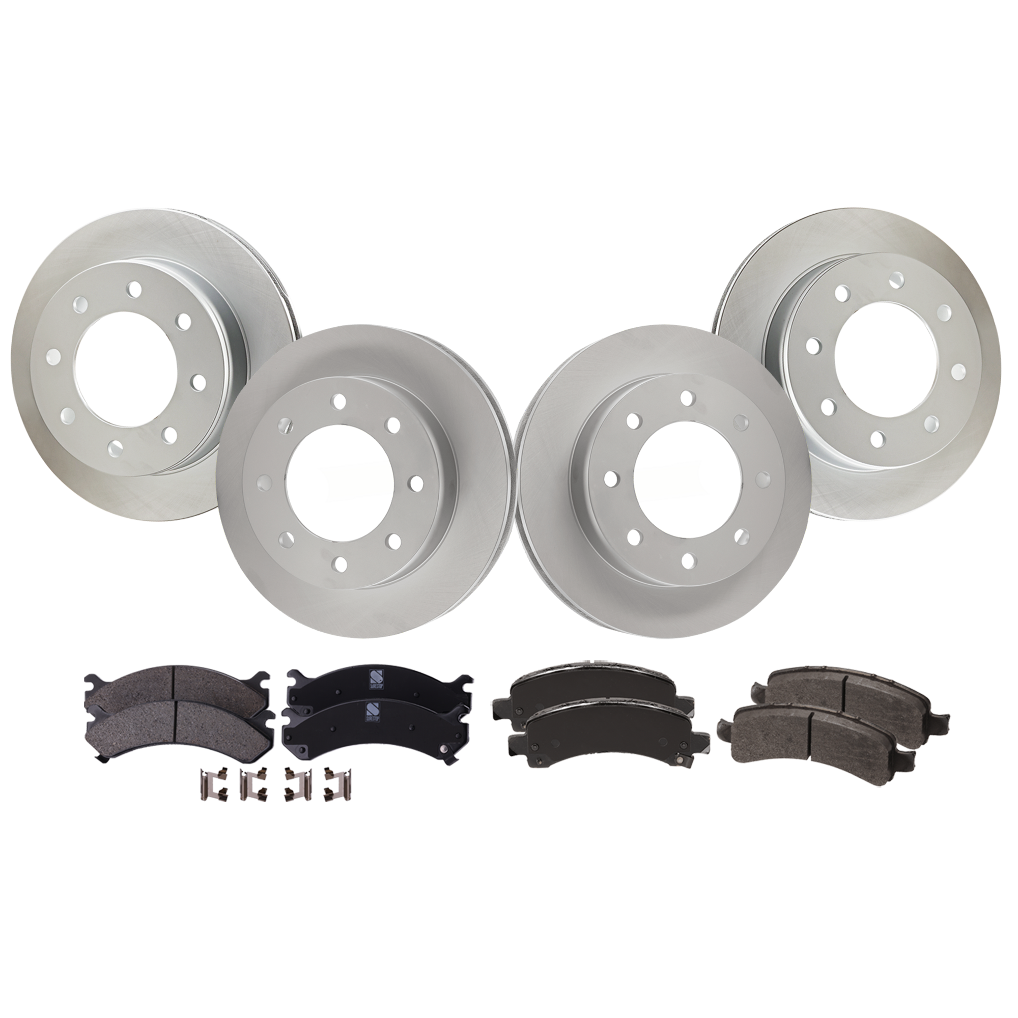 AM Brake Disc and Pad Kit SKU KIT 091625-328 OEM 18060654 PFM 15712801 PFM 1802