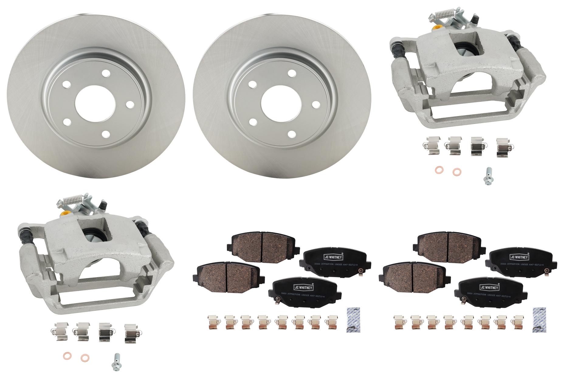 AM Brake Disc and Pad Kit SKU KIT 091625-344 OEM 68227800AA PFM 68144209AA 6815