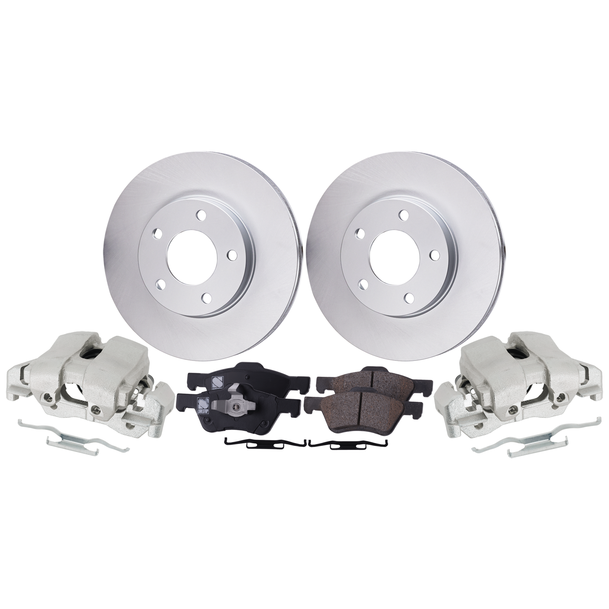 AM Brake Disc and Pad Kit SKU KIT 091625-368 OEM E1123325X PFM 3L8Z2001HB 5L8Z2