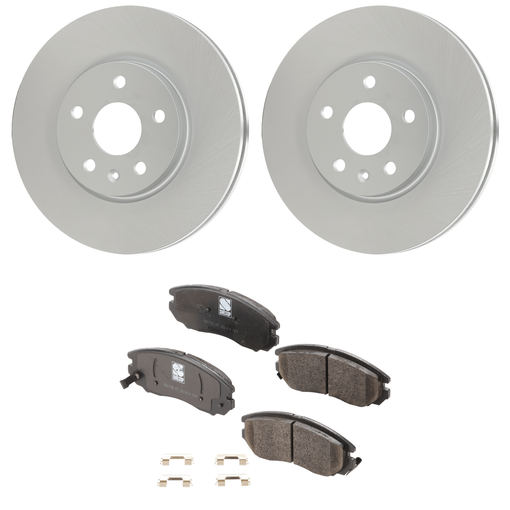 AM Brake Disc and Pad Kit SKU KIT 091625-37 OEM 13501320 PFM 13237750-13237753