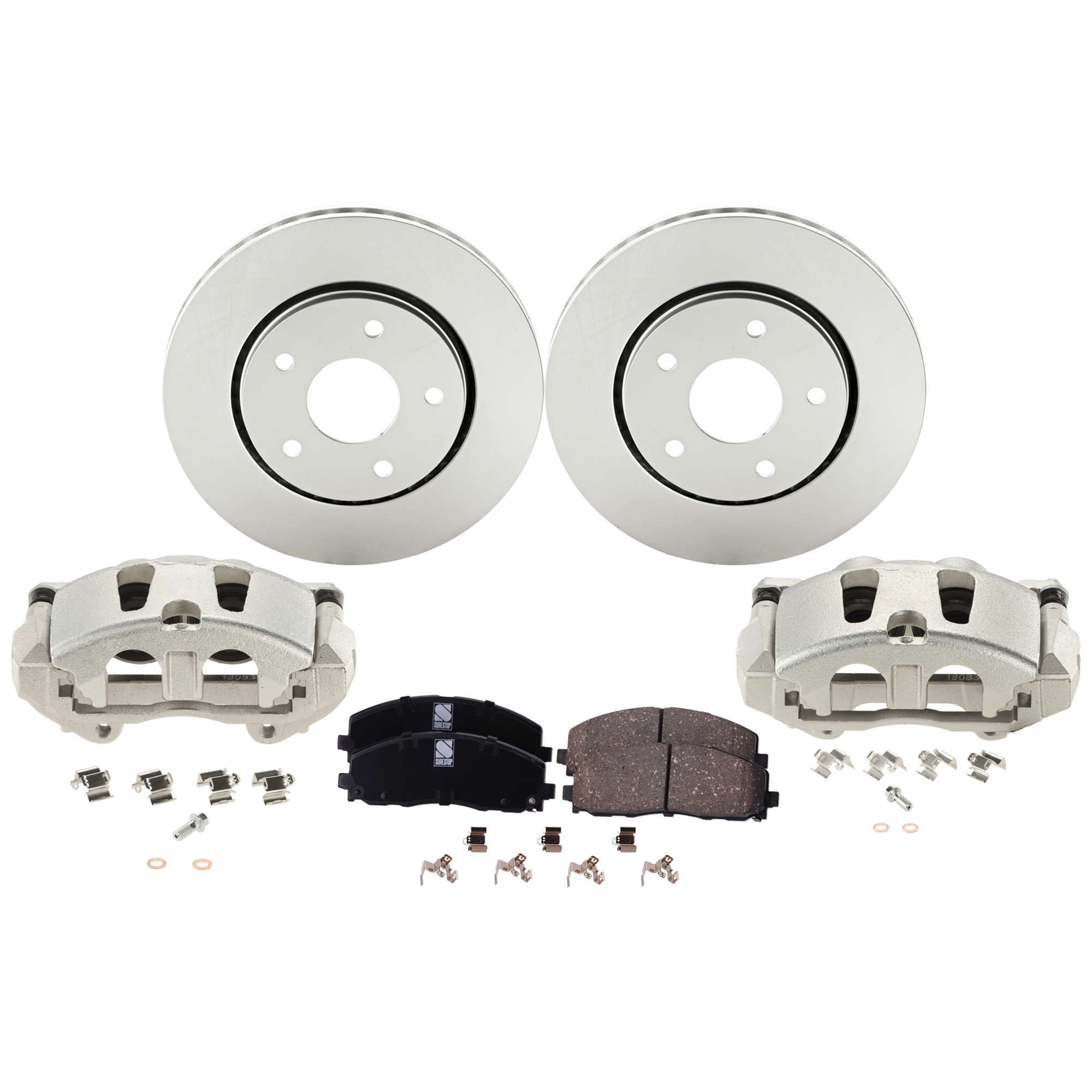 AM Brake Disc and Pad Kit SKU KIT 091625-389 OEM 4721995AB PFM 68144163AA 68144