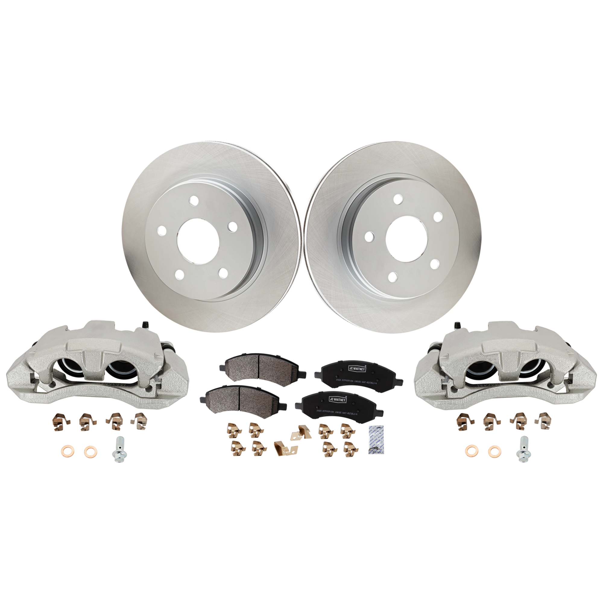AM Brake Disc and Pad Kit SKU KIT 091625-416 OEM 52010080AE PFM 5143350AA 51433