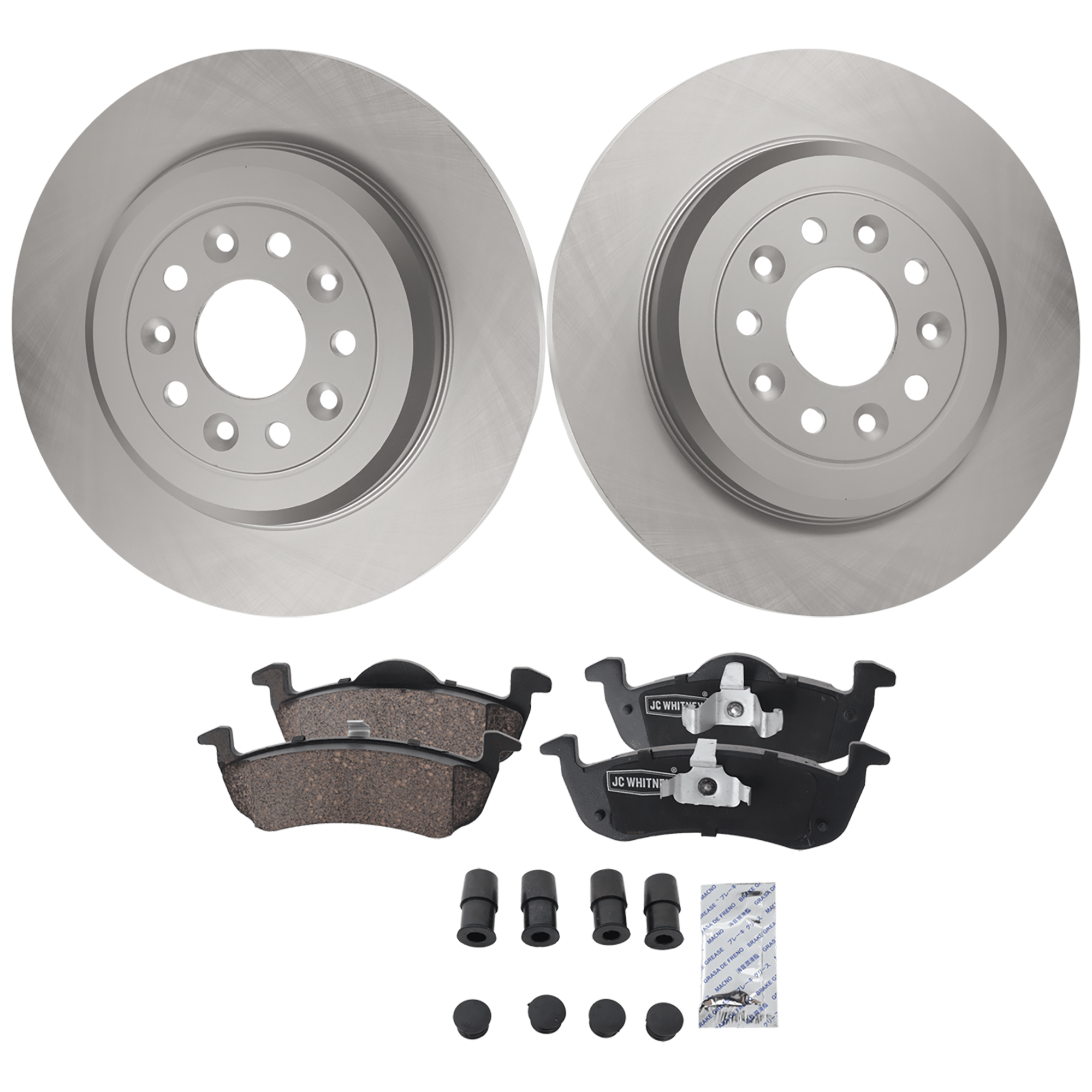 AM Brake Disc and Pad Kit SKU KIT 091625-42 OEM 5F9Z2C026BA PFM 7L1Z2200A 7L1Z