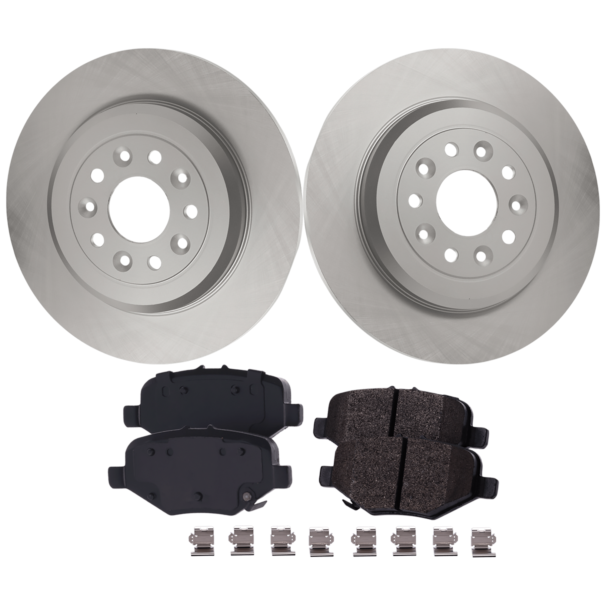 AM Brake Disc and Pad Kit SKU KIT 091625-43 OEM 5F9Z2C026BA PFM DG1Z2200B DG1Z