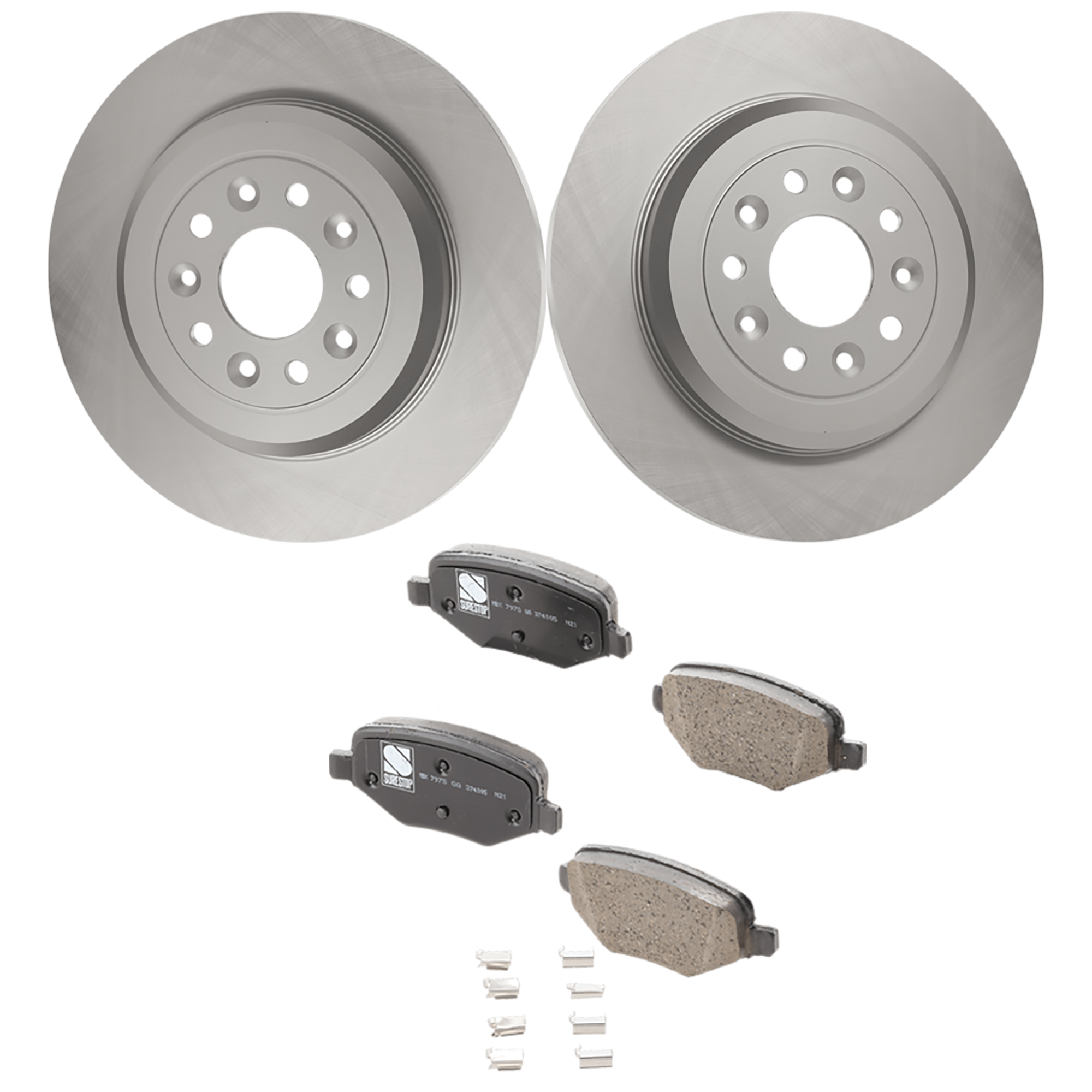 AM Brake Disc and Pad Kit SKU KIT 091625-44 OEM 5F9Z2C026BA PFM 8A8Z2200A AA8Z