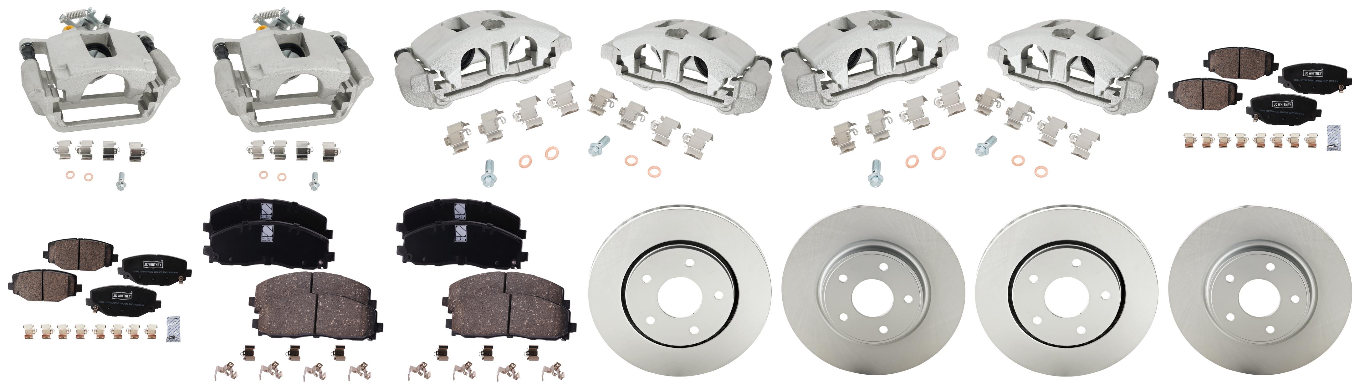 AM Brake Disc and Pad Kit SKU KIT 091625-457 OEM 4721995AB PFM 68227800AA PFM 6