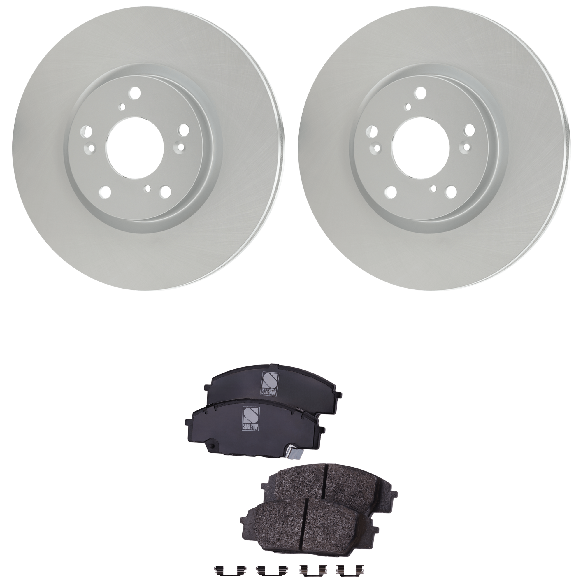 AM Brake Disc and Pad Kit SKU KIT 091625-50 OEM 45251SVBA50 PFM 45022S2A000-45