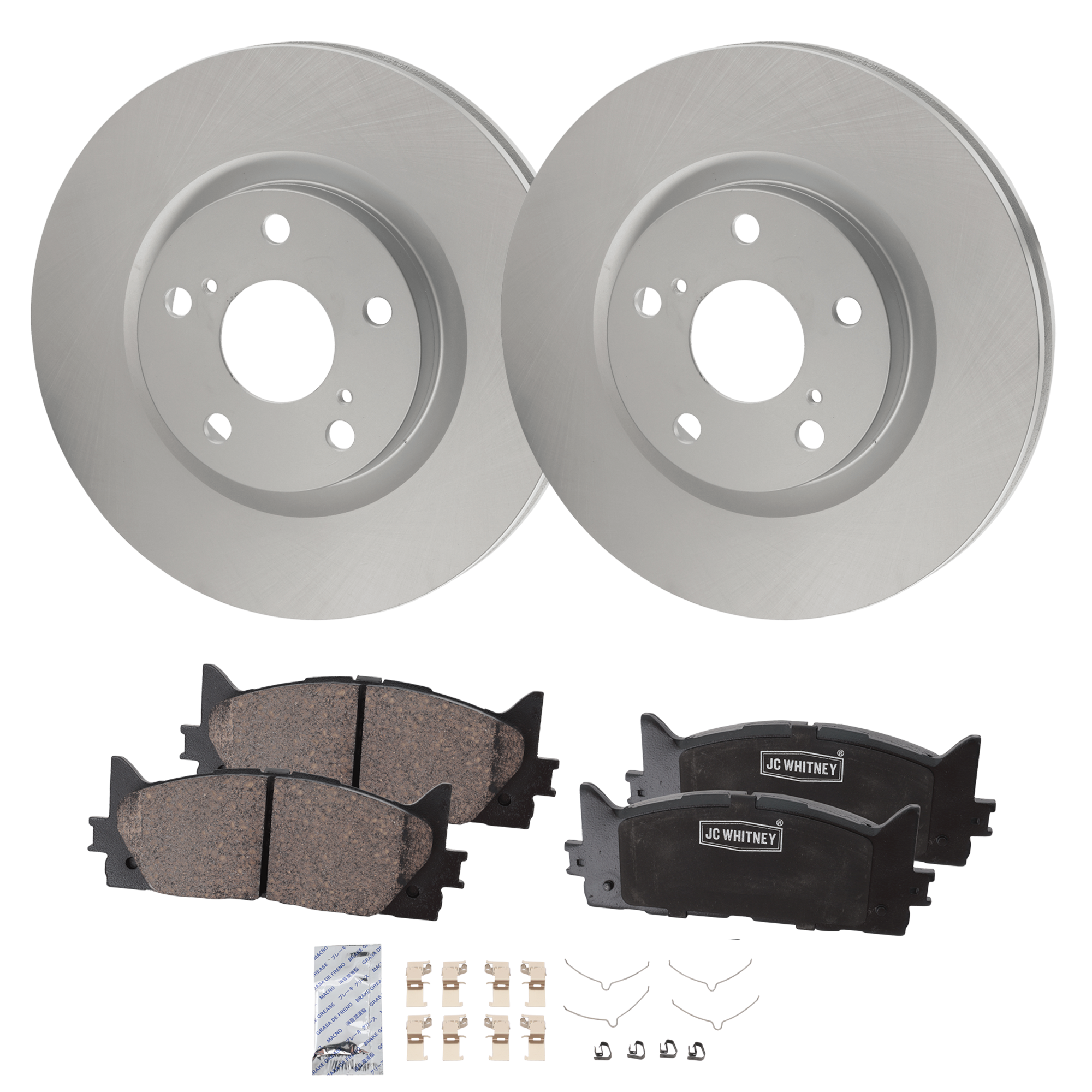 AM Brake Disc and Pad Kit SKU KIT 091625-62 OEM 4351202250 PFM 0446506070-0446