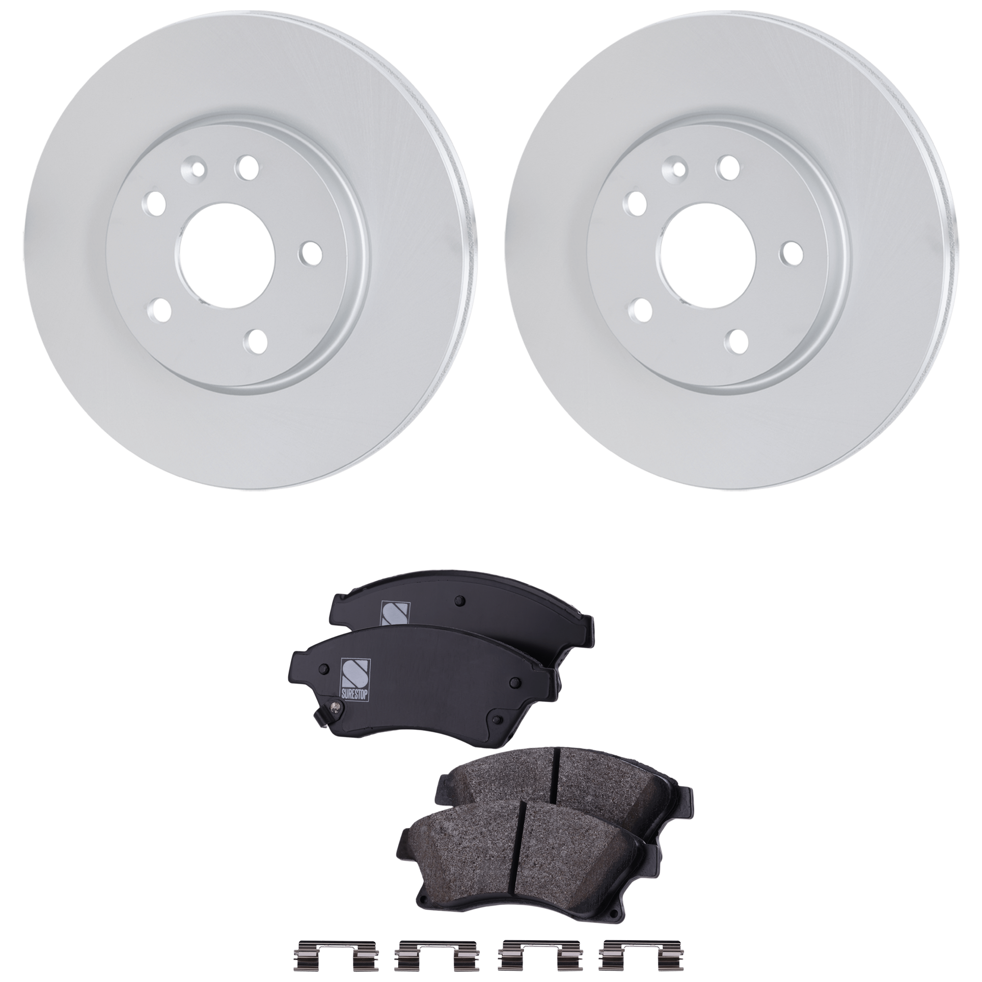 AM Brake Disc and Pad Kit SKU KIT 091625-78 OEM 13502045 PFM 13356286-13412807