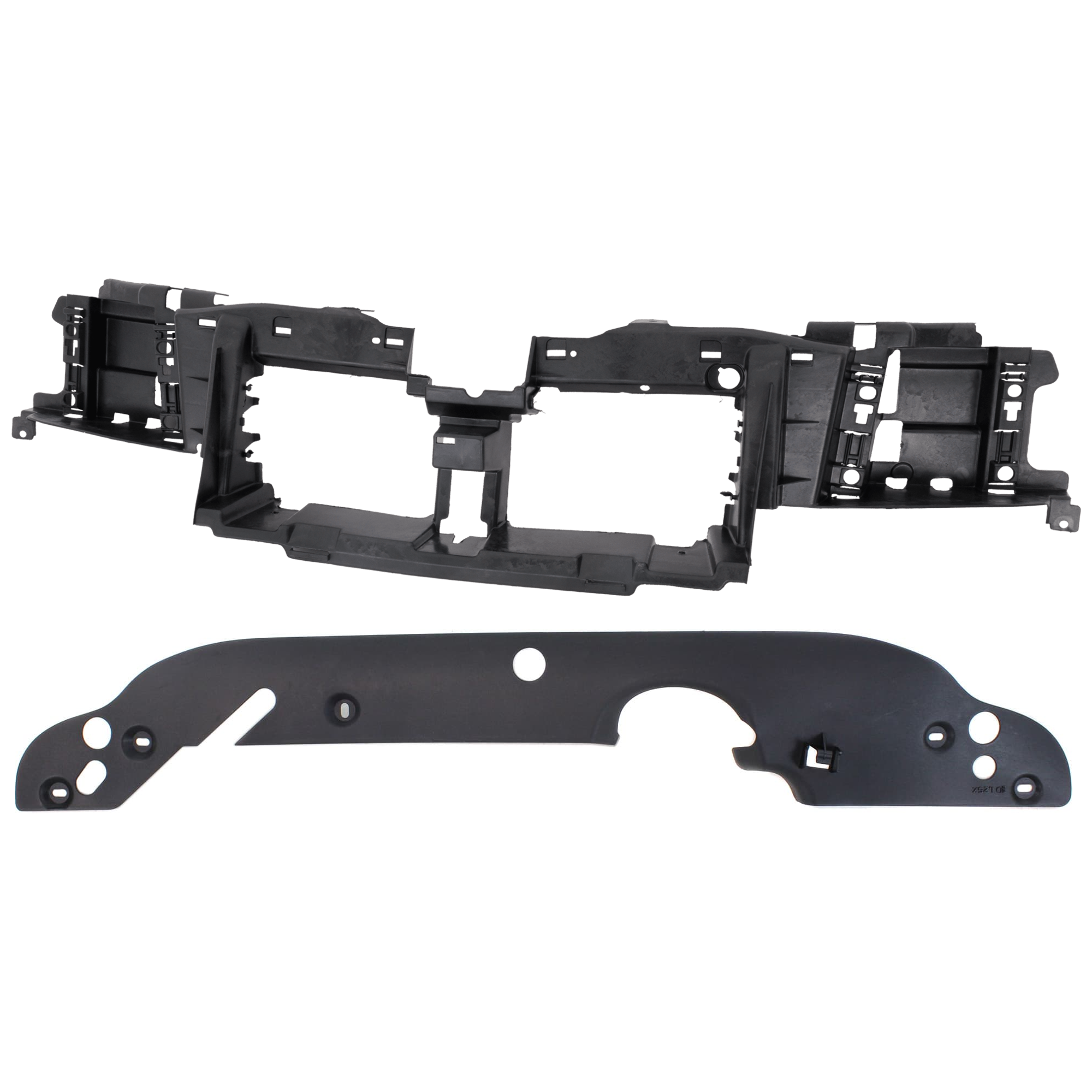 AM ENVOY 02-09 HEADER PANEL 2 pc Kit Thermoplastic includes Radiator Support Cover SKU KIT 091825-129 Partslink GM1224103 OEM 15234014