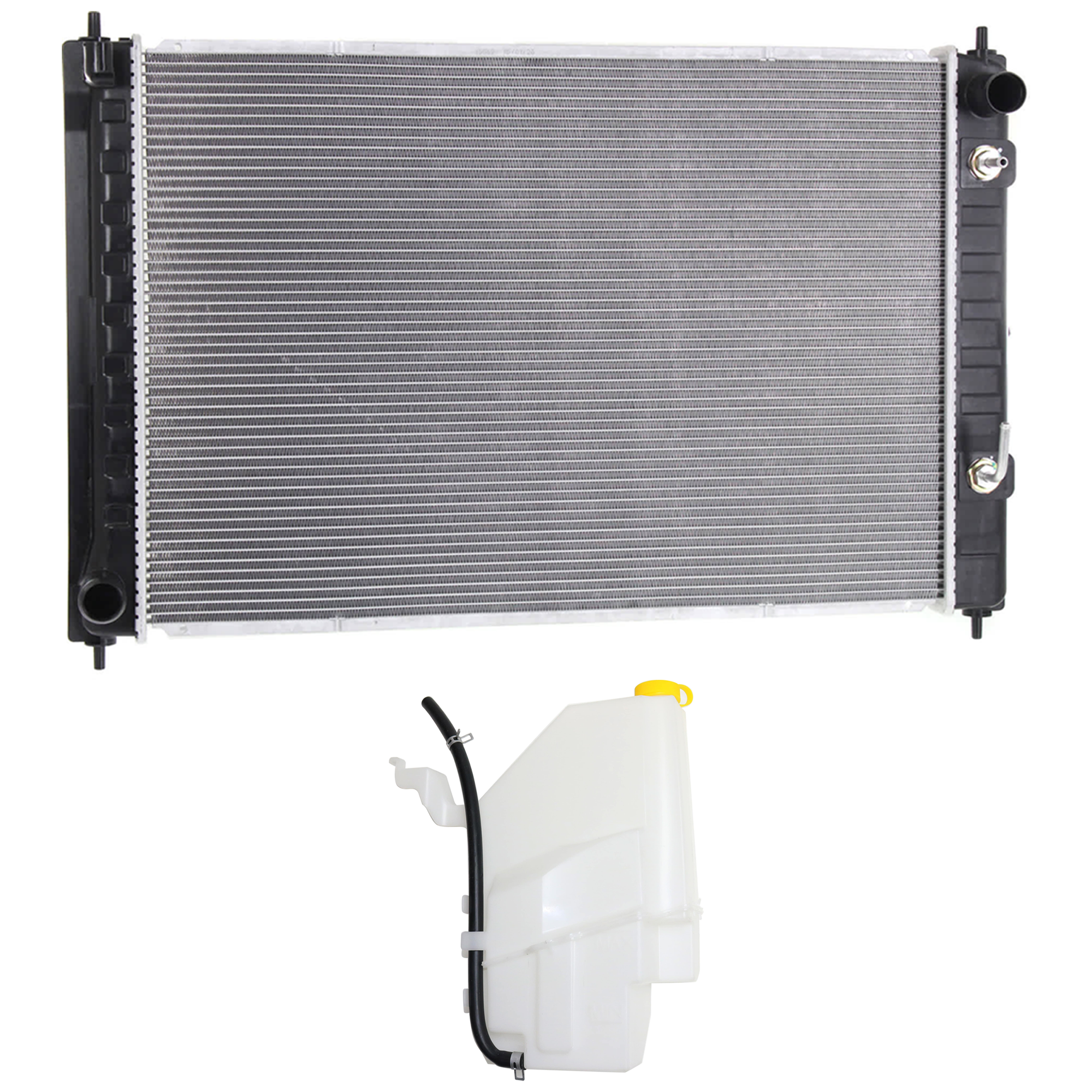 AM MURANO 09-14 RADIATOR 2 pc Kit includes Coolant Reservoir SKU KIT 091825-135 Partslink NI3014130 OEM 21710JP10A PFM 2171279900