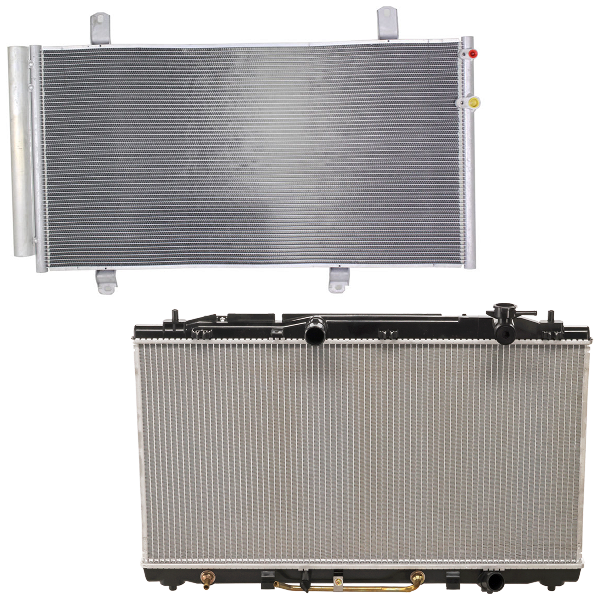 AM AVALON 05-12 CAMRY 07-11 RADIATOR 2 pc Kit 3.5L USA Built Vehicle includes A C Condenser SKU KIT 091825-154 Partslink TO3030203 OEM 8846007070-8846006210