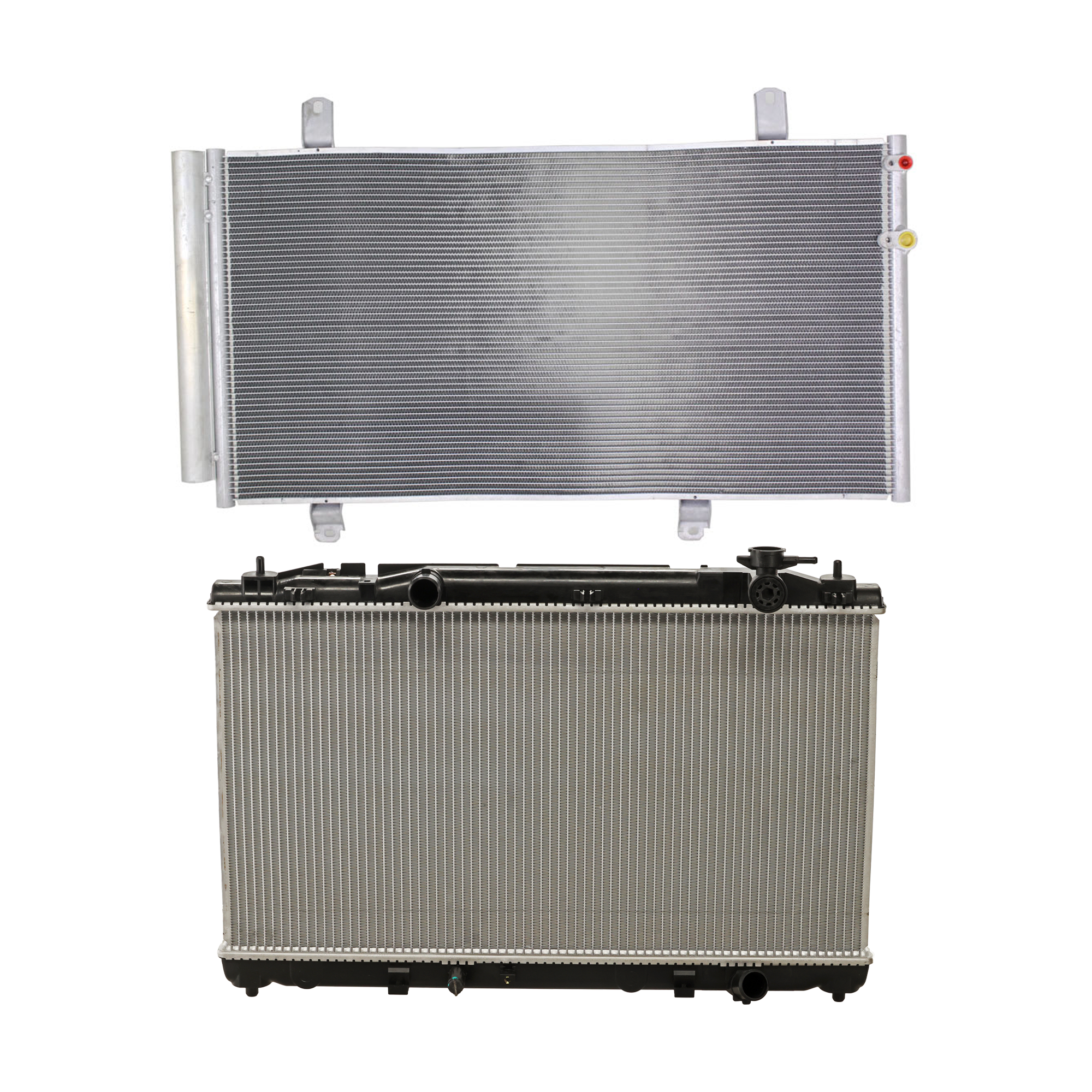 AM CAMRY 10-11 RADIATOR 2 pc Kit 2.5L Eng. USA Built Vehicle includes A C Condenser SKU KIT 091825-155 Partslink TO3030203 OEM 8846007070-8846006210