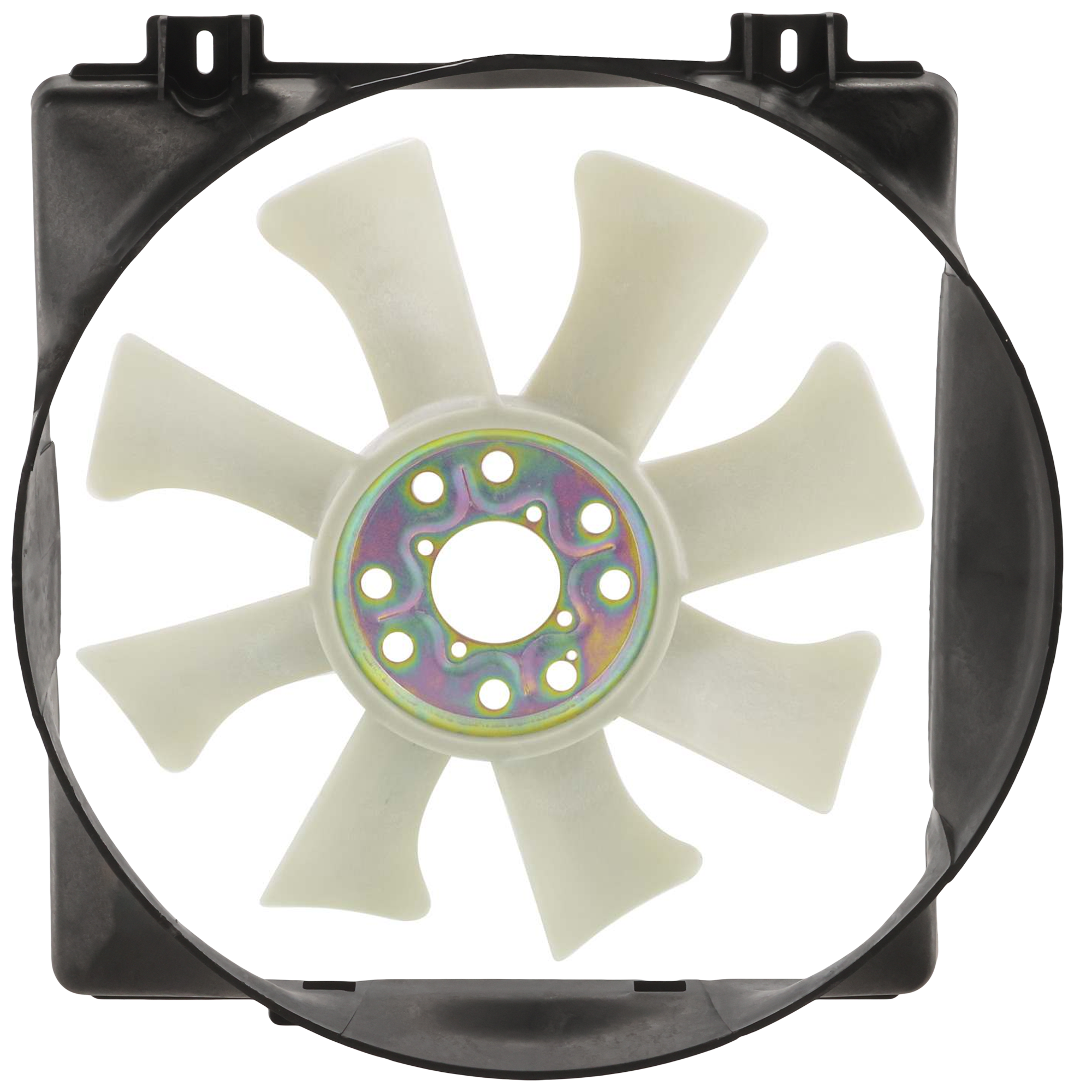 AM RANGER 93-94 RADIATOR FAN SHROUD 2 pc Kit 6 Cyl. 3.0L Eng. includes Radiator Fan Blade SKU KIT 091825-170 Partslink FO3112115 OEM F09Z8600A