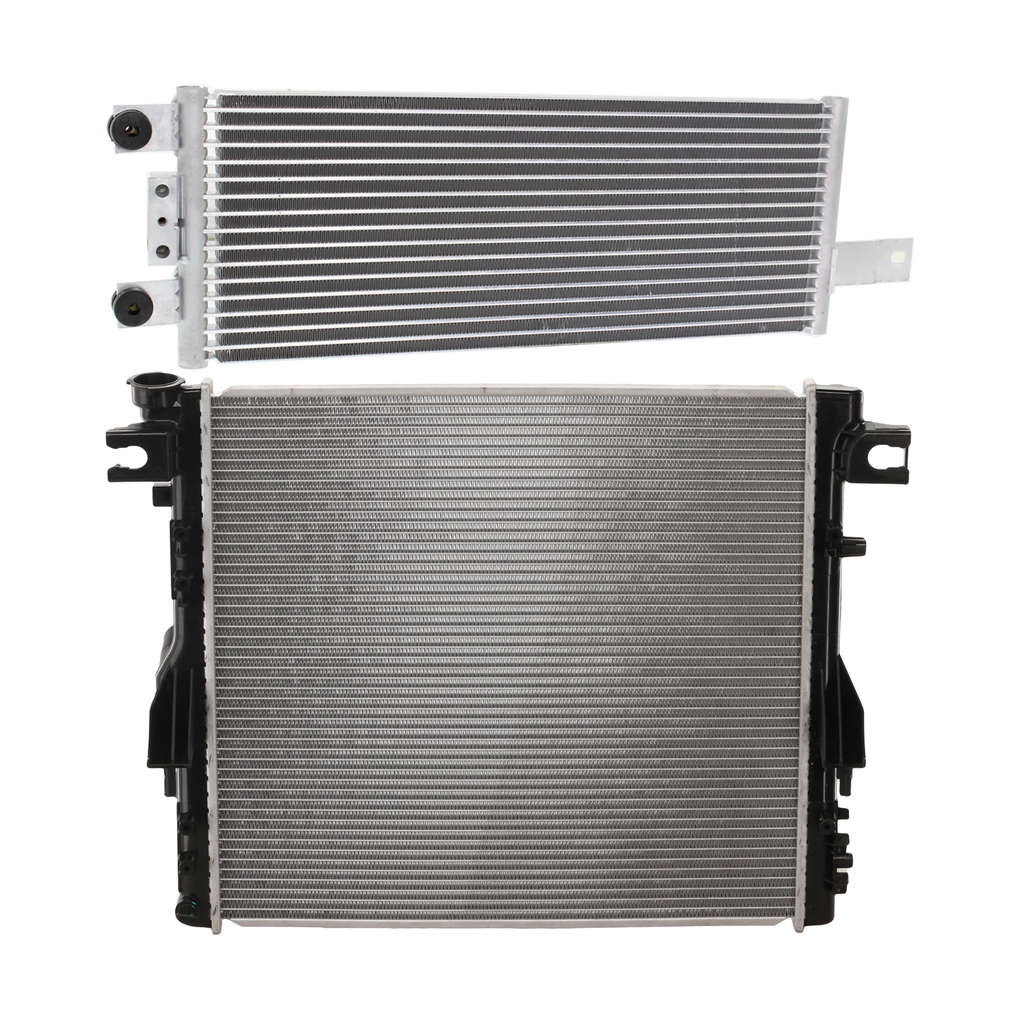 AM WRANGLER 12-17 WRANGLER JK 18-18 RADIATOR 2 pc Kit 3.6L Eng. includes Transmission Oil Cooler SKU KIT 091825-27 Partslink CH4050140 OEM 68143895AA