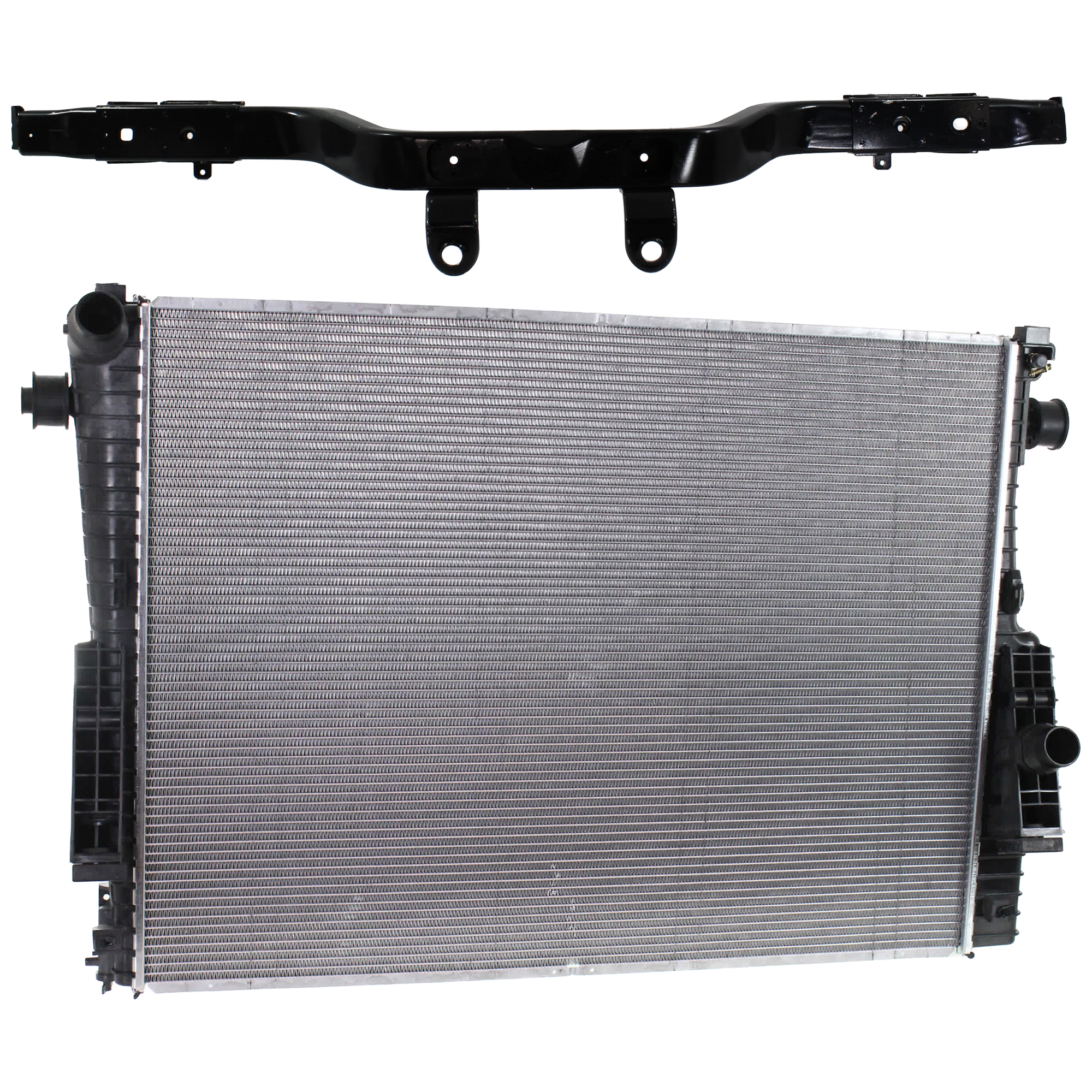 AM F SERIES SUPER DUTY 08-10 RADIATOR SUPPORT 2 pc Kit Lower Crossmember 6.4L Eng. Diesel includes Radiator SKU KIT 091825-35 Partslink FO3010312 OEM 8C3Z8009F 8C3Z8009B