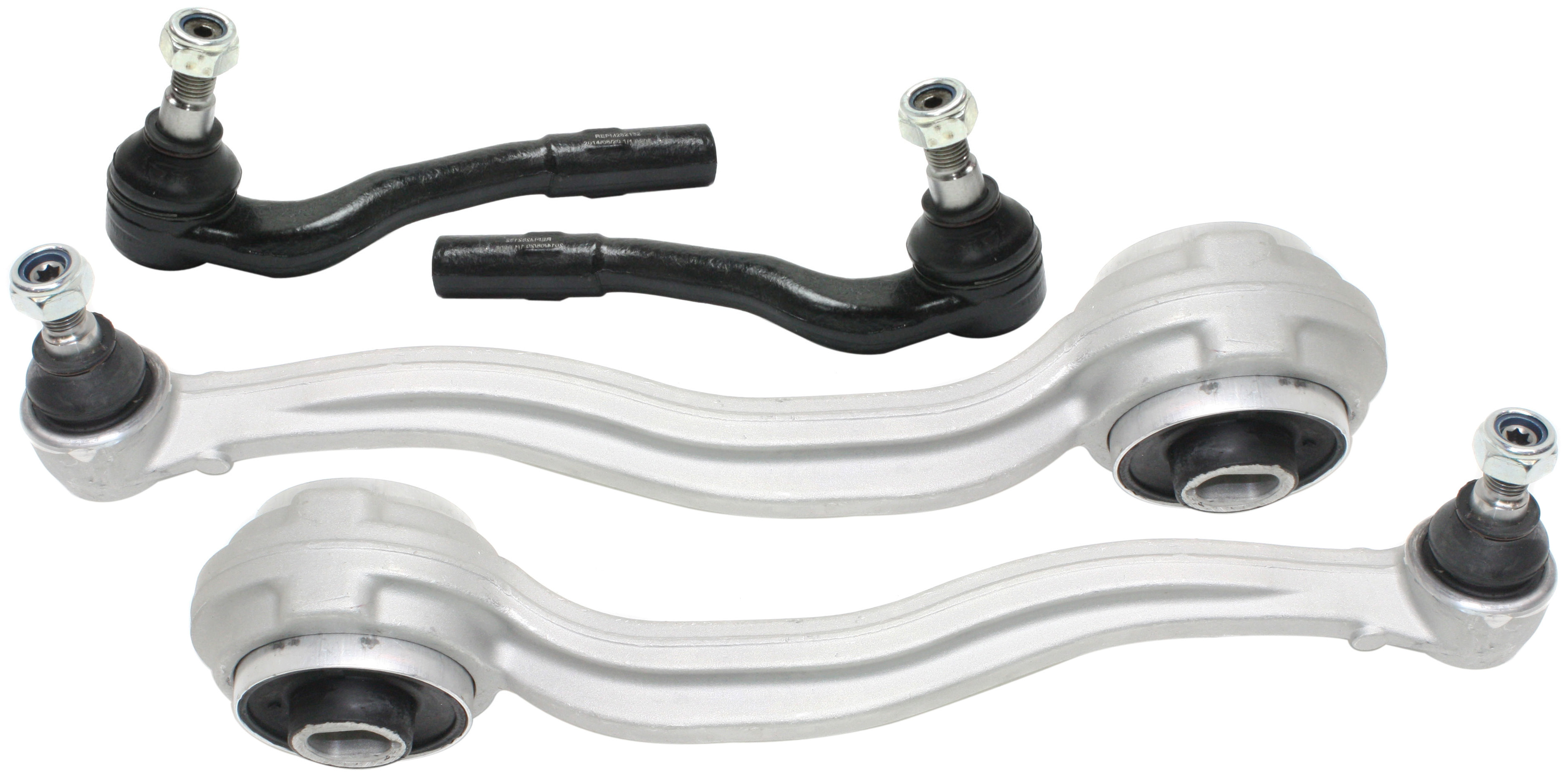AM C CLASS 01-07 SLK CLASS 05-11 FRONT CONTROL ARM KIT RH AND LH Lower Frontward w ball joint s 4 pc Kit with Tie Rod End SKU KIT 091917-05 OEM 2033300111-2033301611-20333039