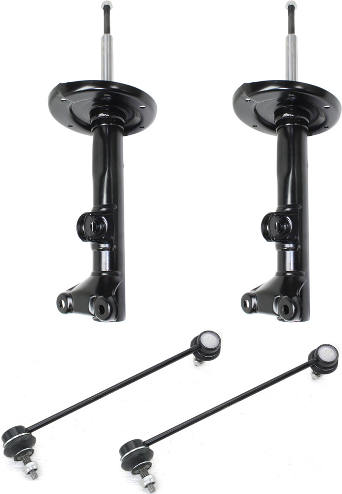 AM C CLASS 01-07 CLK CLASS 03-09 FRONT SUSPENSION KIT RH AND LH 4 pc kit with Struts and Sway Bar Links SKU KIT 091917-18 OEM 2033200231-2033200731-1015710