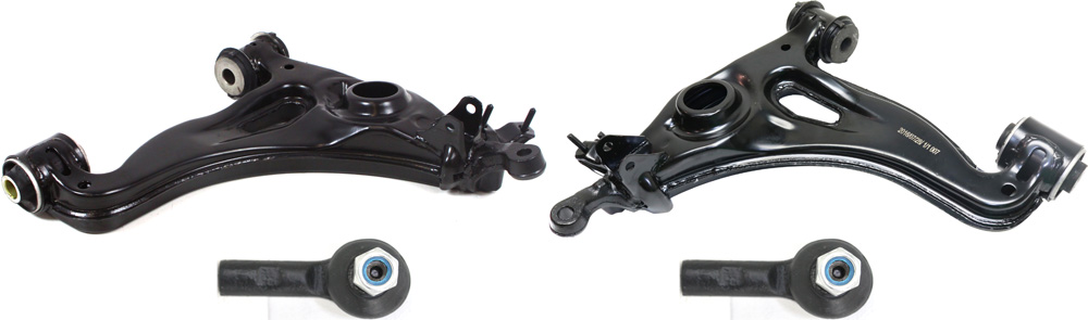 AM C CLASS 94-00 SLK CLASS 98-04 FRONT CONTROL ARM KIT RH AND LH Lower w o ball joint s 4 pc Kit with Tie Rod End SKU KIT 091917-19 OEM 1703300107-1703300207-311015-2
