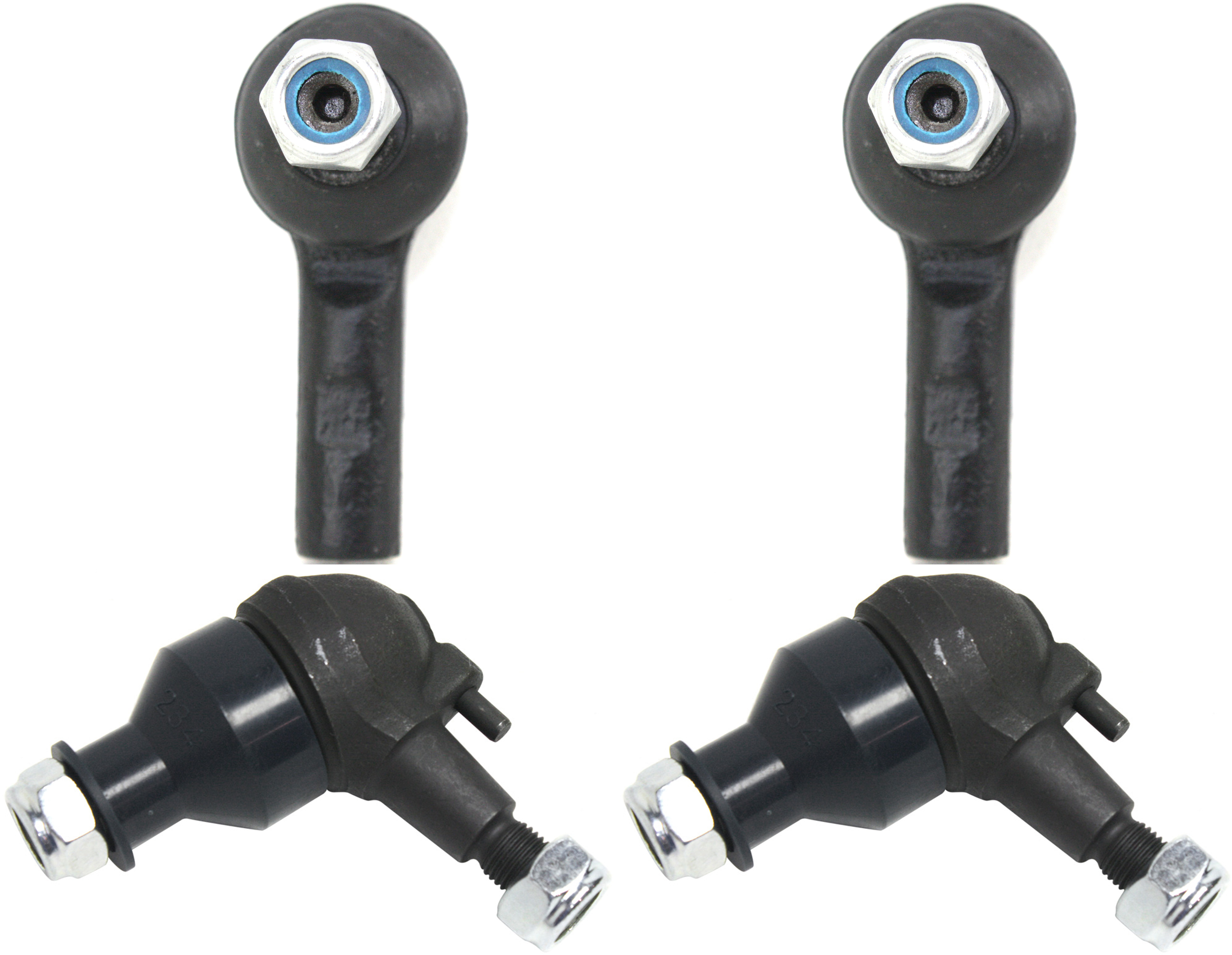 AM C CLASS 94-00 SLK CLASS 98-04 CROSSFIRE 04-08 FRONT SUSPENSION KIT RH AND LH 4 pc kit w Ball Joints and Tie Rod Ends SKU KIT 091917-22 OEM 211005-1014831-2601496-2601780