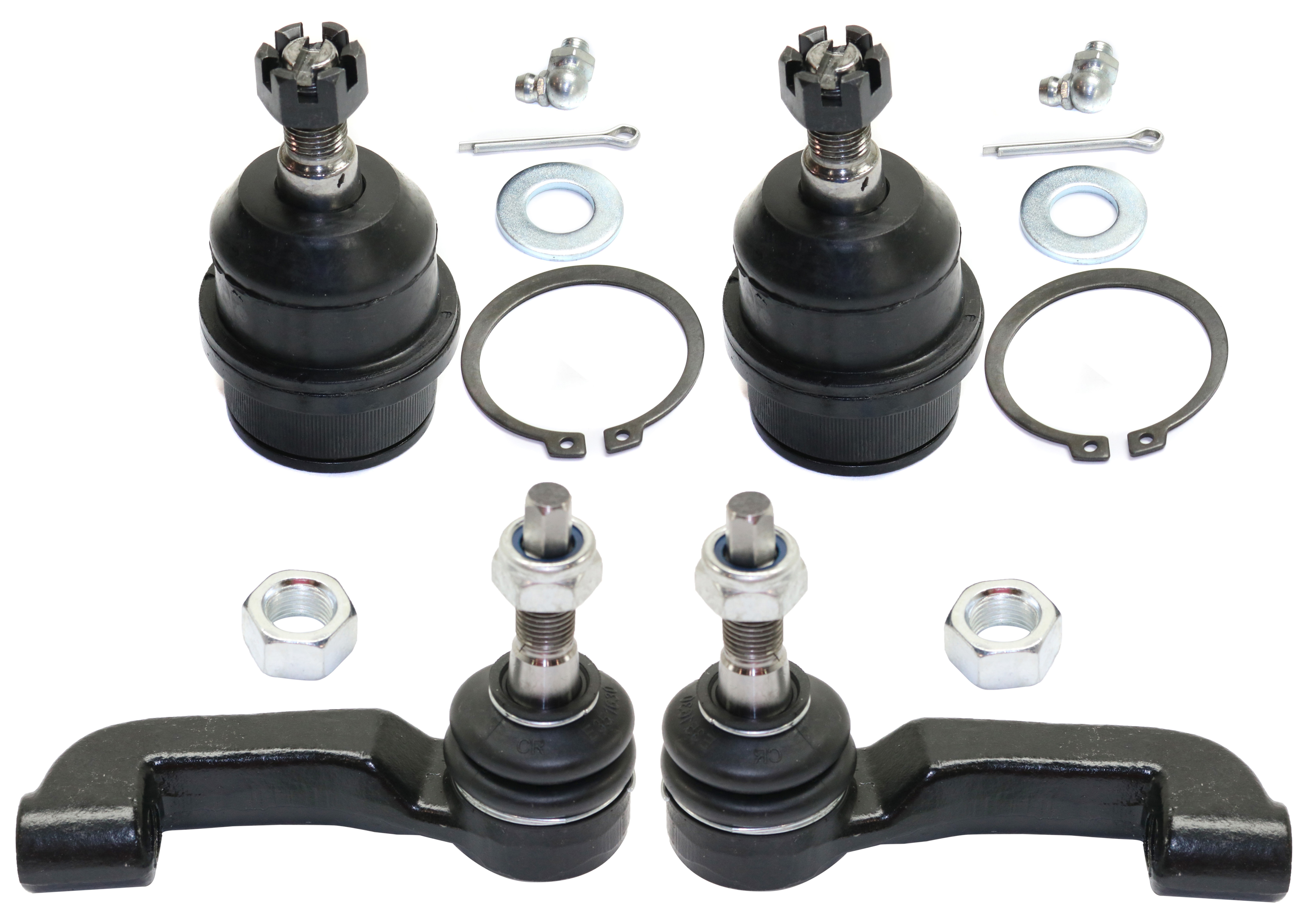 AM NITRO 07-11 LIBERTY 08-12 FRONT SUSPENSION KIT RH AND LH 4 pc kit w Ball Joints and Tie Rod Ends SKU KIT 091917-58 OEM 2601627-5051390-10480629-45D24