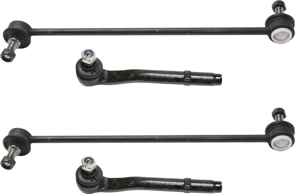 AM RANGE ROVER 03-12 FRONT SUSPENSION KIT RH AND LH 4 pc Kit with Sway Bar Links and Tie Rod Ends SKU KIT 091917-64 OEM 1016401 TC1817-45G20643 SL745