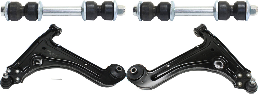 AM SKYLARK 94-98 ACHIEVA 94-98 FRONT CONTROL ARM KIT RH AND LH w ball joint s 4 pc Kit with Sway Bar Link SKU KIT 091917-79 OEM 22603953-22611129-22611131-226