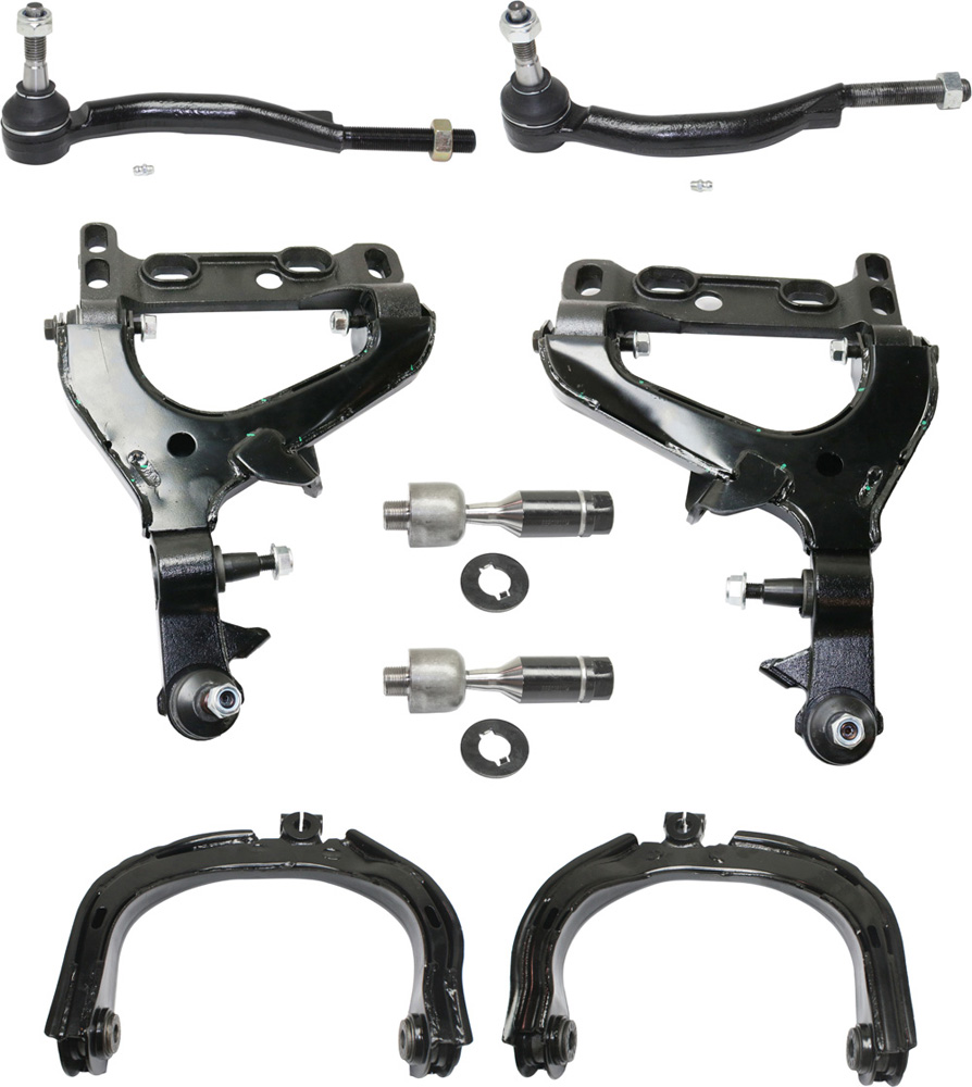 AM ENVOY 04-07 ASCENDER 04-08 FRONT CONTROL ARM KIT RH AND LH Upper and Lower Front Lower w ball joint s Upper w o ball joint s 8 pc Kit with Tie Rod End SKU KIT 091918-08 OEM 25786774-15080913-15298272