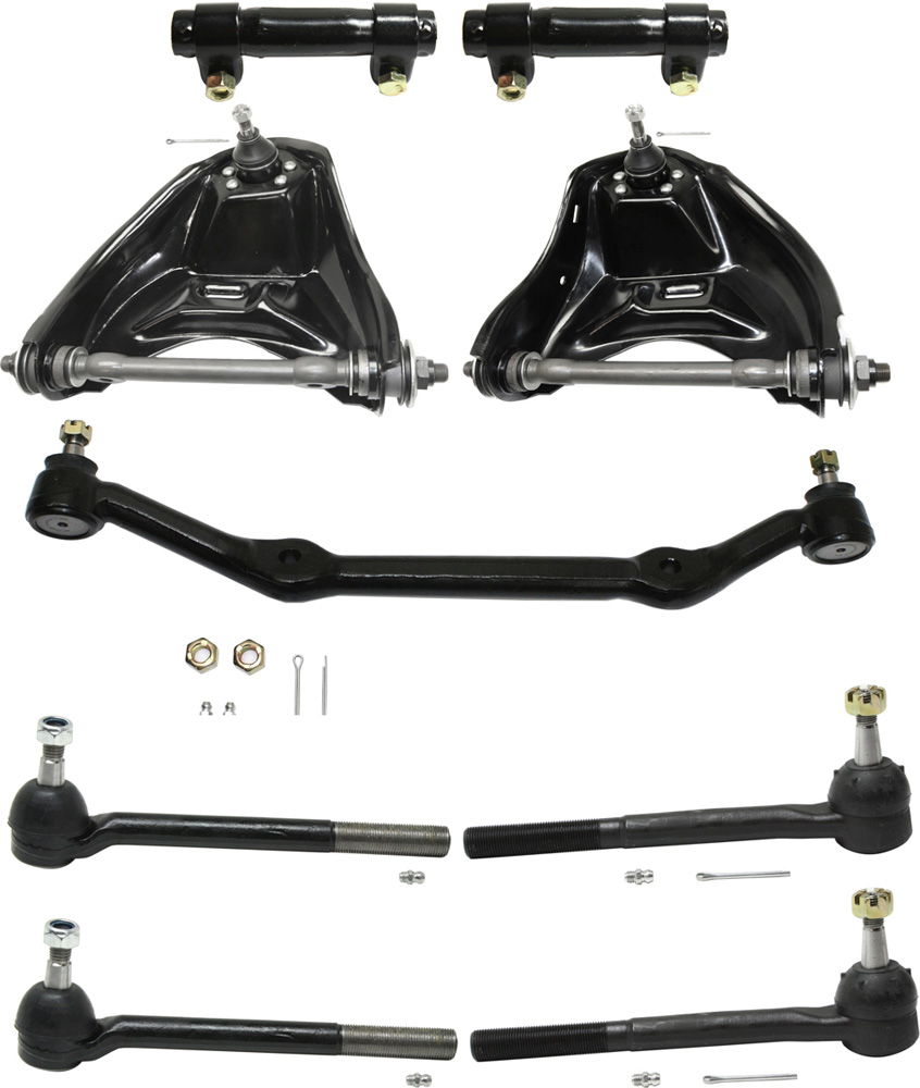AM S10 SONOMA 96-03 BLAZER 96-05 FRONT CONTROL ARM KIT RH AND LH Upper w ball joint s 9 pc Kit with Center Link Tie Rod End Tie Rod Adjusting Sleeve SKU KIT 091918-39 OEM 346322-1386001-2721591-4351