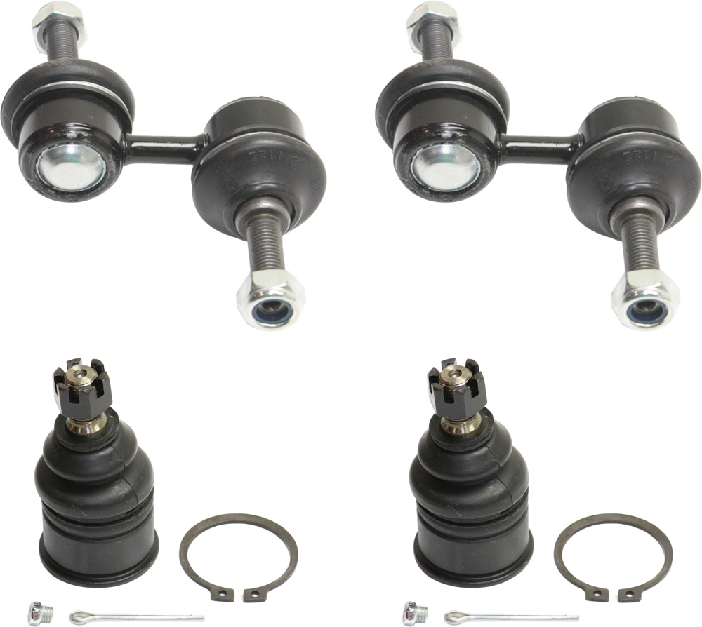 AM CIVIC 99-00 CR V 97-01 FRONT SUSPENSION KIT 4 pc Kit with Ball Joints and Sway Bar Links SKU KIT 092017-37 OEM 104216-254007-1014786-2601427